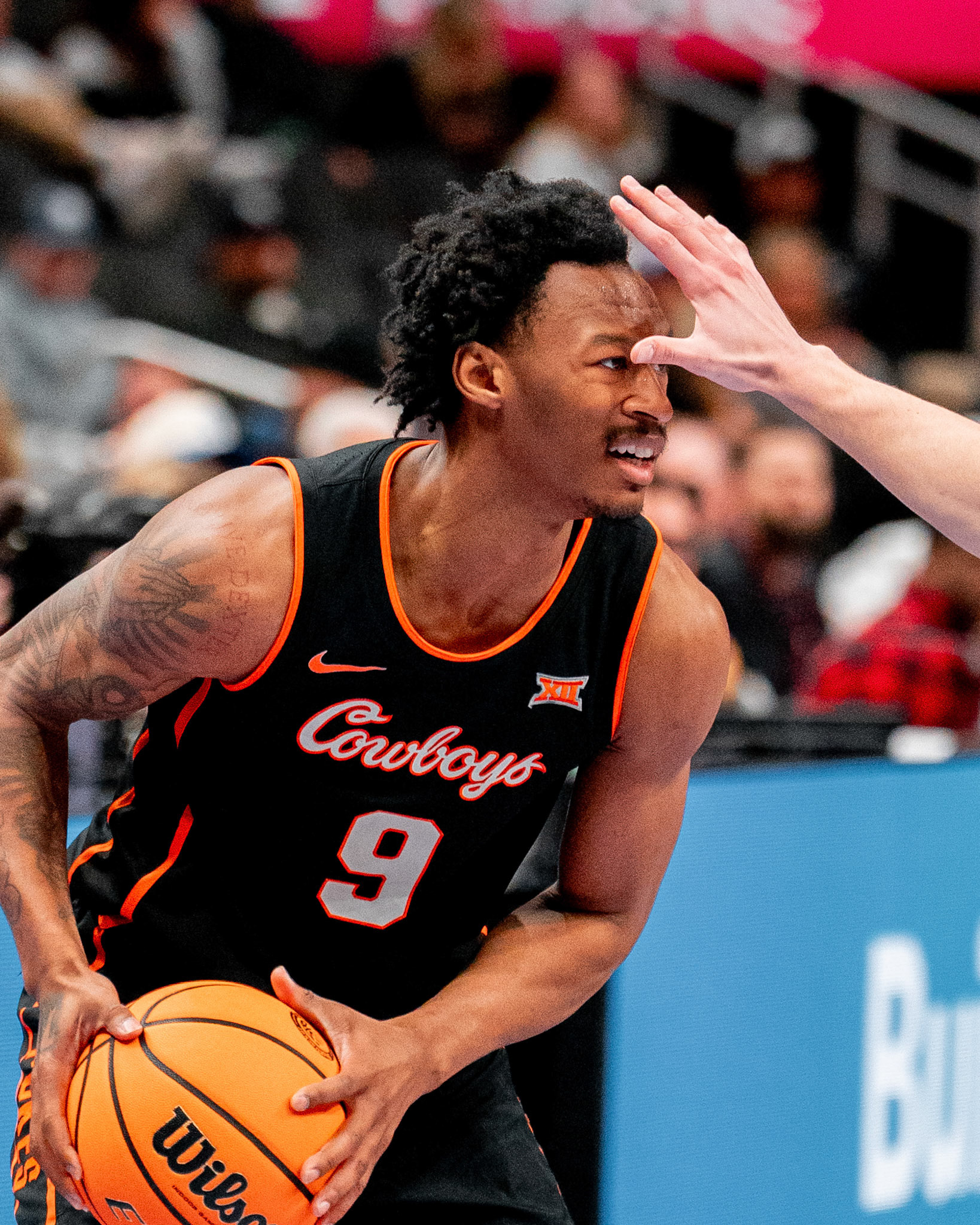 Image Taken at MBB vs TCU (Big 12 Tournamentt, 12, 03, 2026, T-Mobile Center, Kansas City Missouri. Carson Skidmore/OSU Athletics