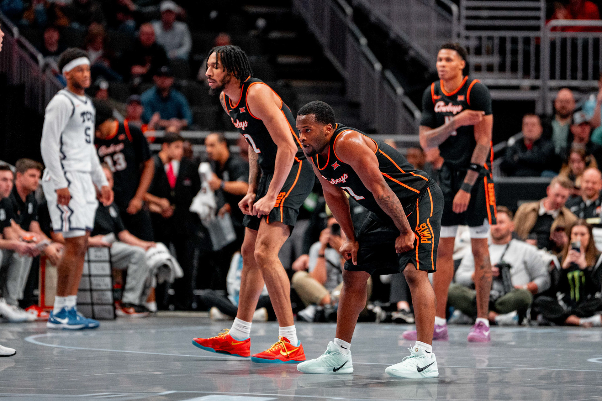 Image Taken at MBB vs TCU (Big 12 Tournamentt, 12, 03, 2026, T-Mobile Center, Kansas City Missouri. Carson Skidmore/OSU Athletics