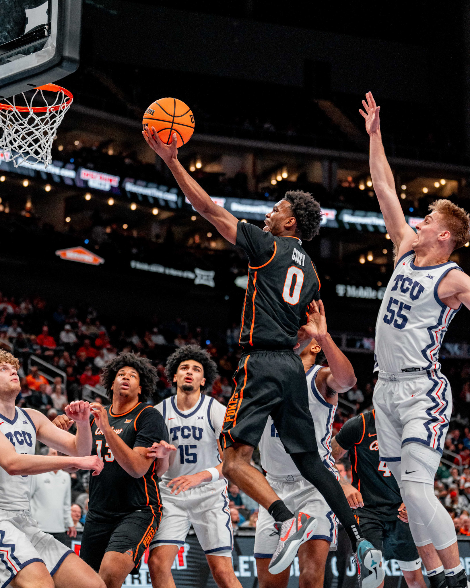 Image Taken at MBB vs TCU (Big 12 Tournamentt, 12, 03, 2026, T-Mobile Center, Kansas City Missouri. Carson Skidmore/OSU Athletics