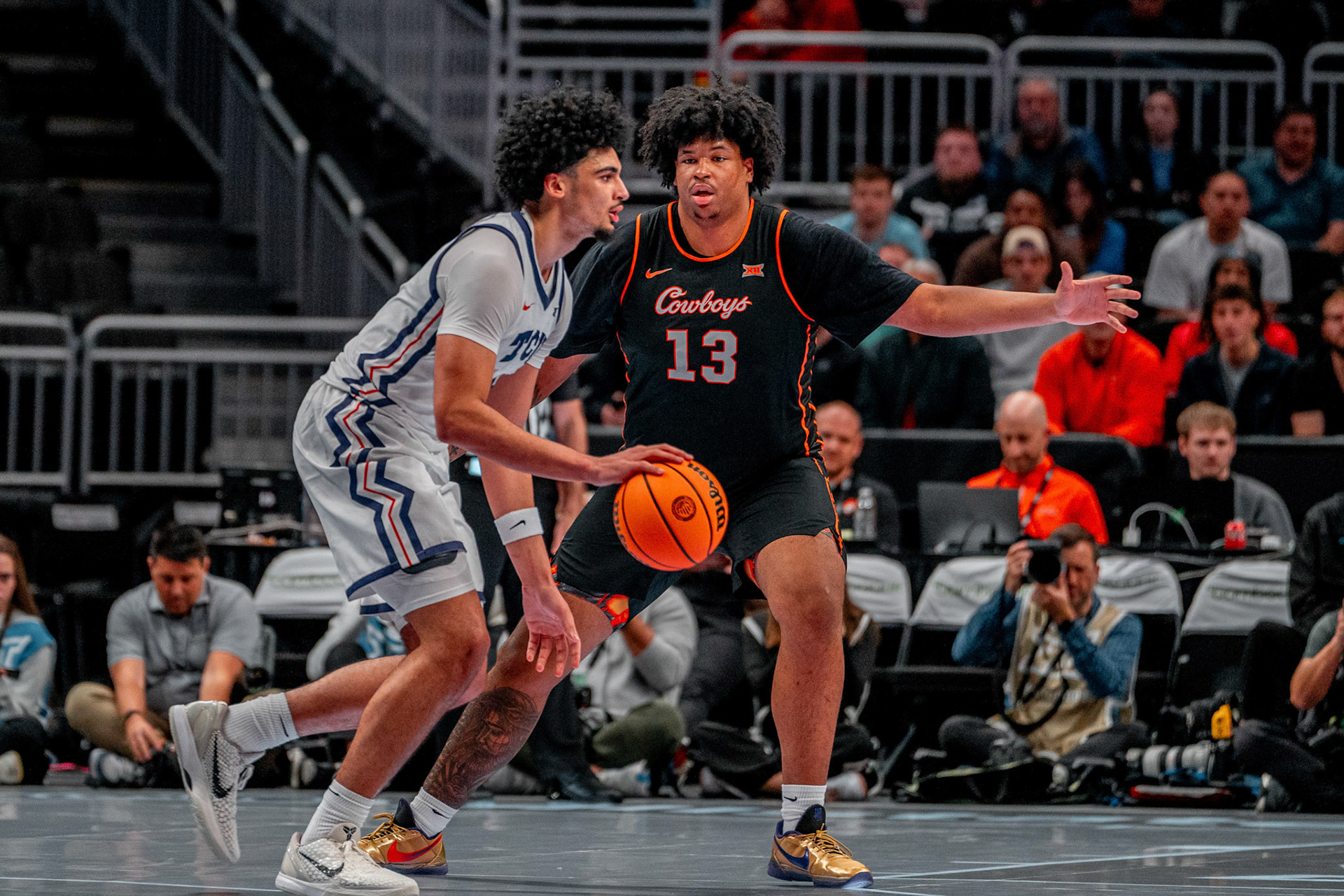 Image Taken at MBB vs TCU (Big 12 Tournamentt, 12, 03, 2026, T-Mobile Center, Kansas City Missouri. Carson Skidmore/OSU Athletics