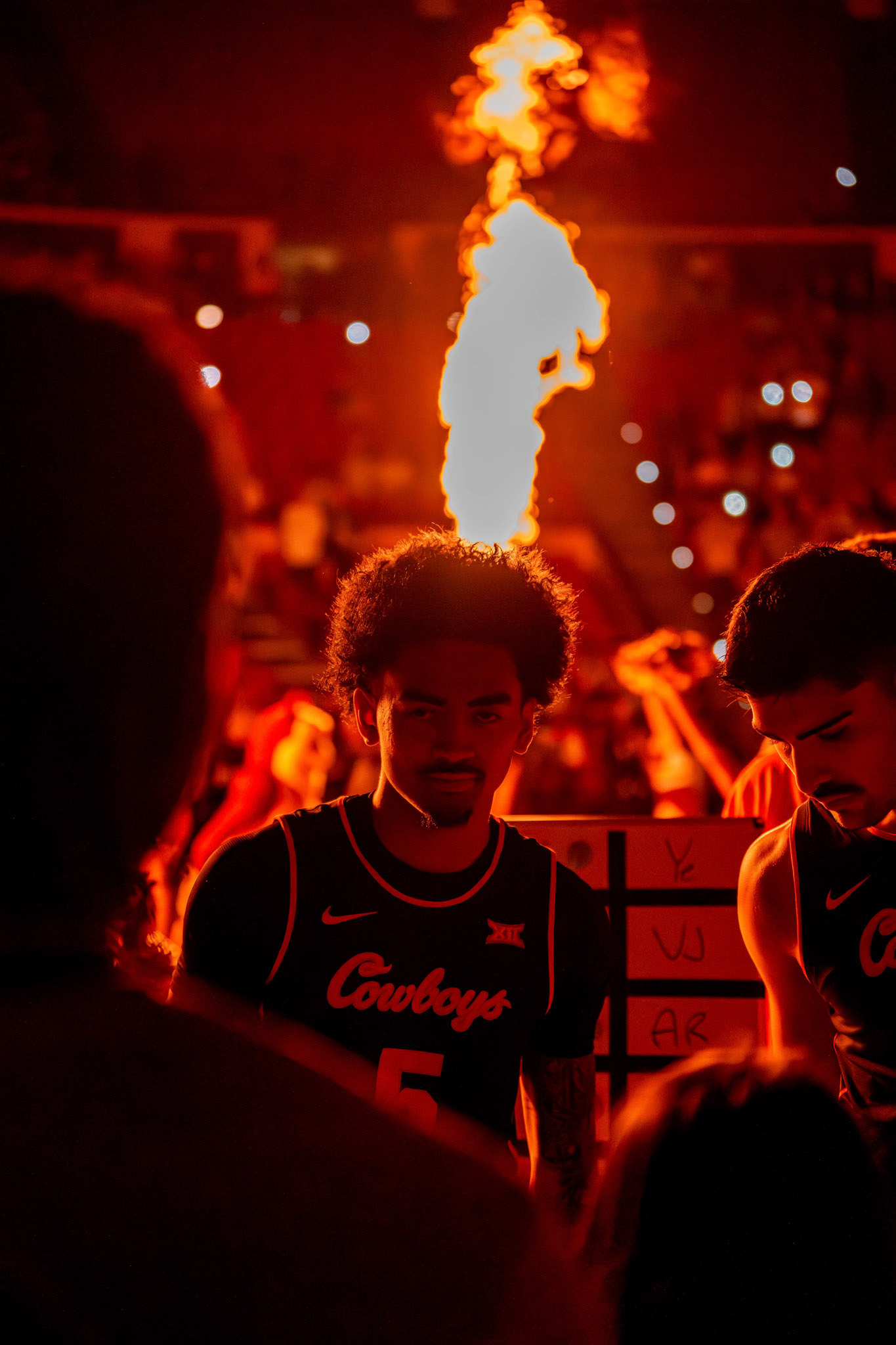 Image Taken at Oklahoma State Mens Basketball at Arizona State University, 10, 02, 2026, Desert Financial Arena, Tempe, Arizona. Carson Skidmore/OSU Athletics