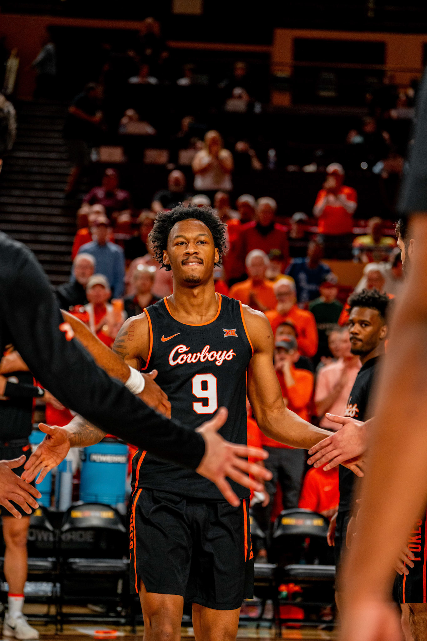 Image Taken at Oklahoma State Mens Basketball at Arizona State University, 10, 02, 2026, Desert Financial Arena, Tempe, Arizona. Carson Skidmore/OSU Athletics