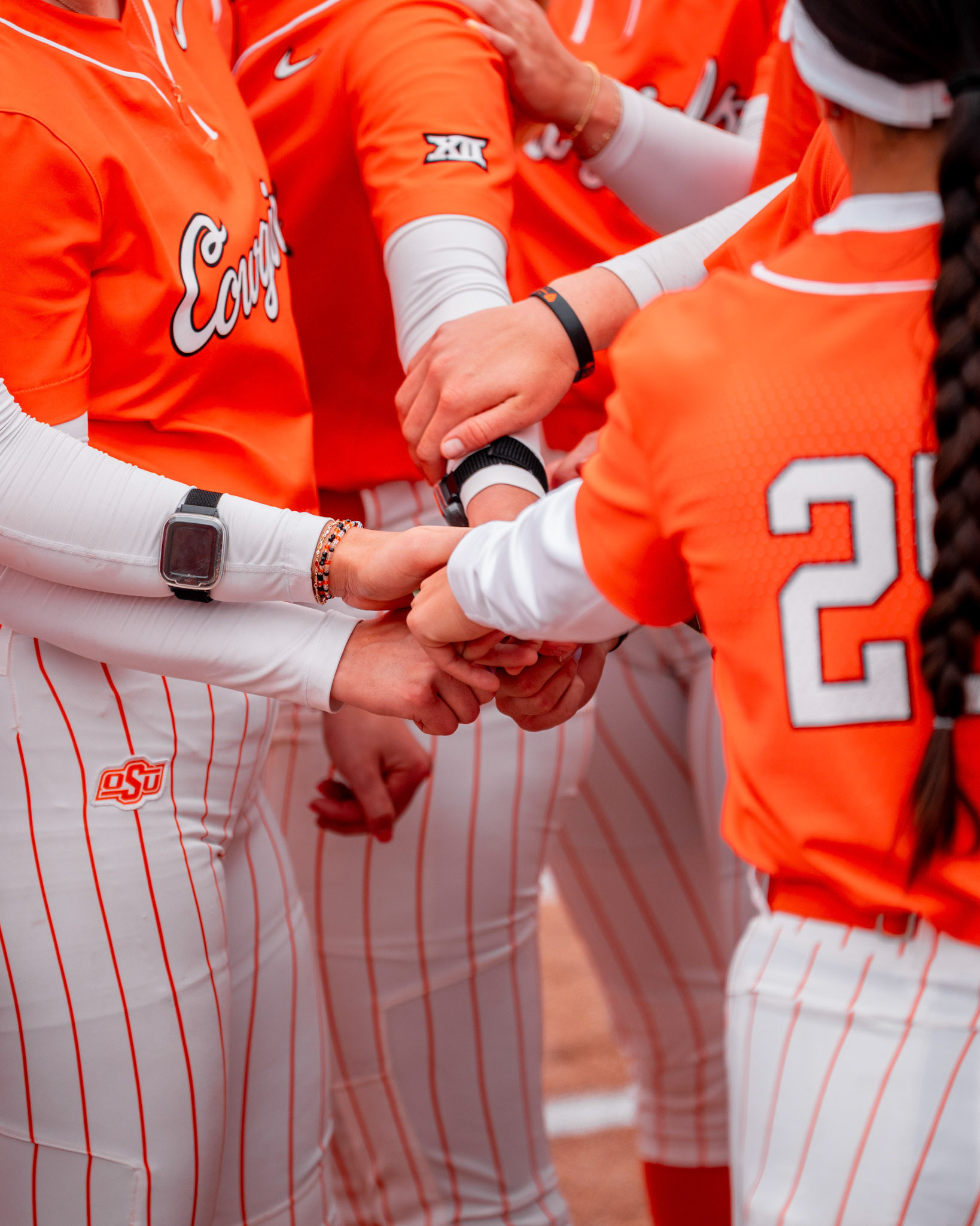 Image Taken at Cowgirl Softball at Iowa State, 12, 04, 2026, Cyclone Sports Complex, Ames, Iowa. Carson Skidmore/OSU Athletics.,