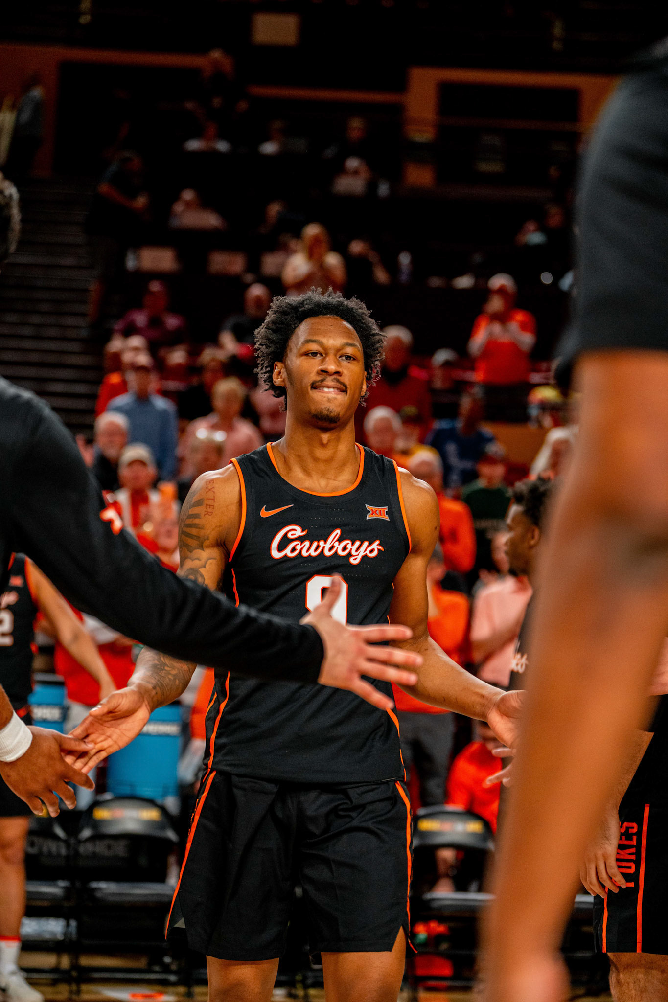 Image Taken at Oklahoma State Mens Basketball at Arizona State University, 10, 02, 2026, Desert Financial Arena, Tempe, Arizona. Carson Skidmore/OSU Athletics