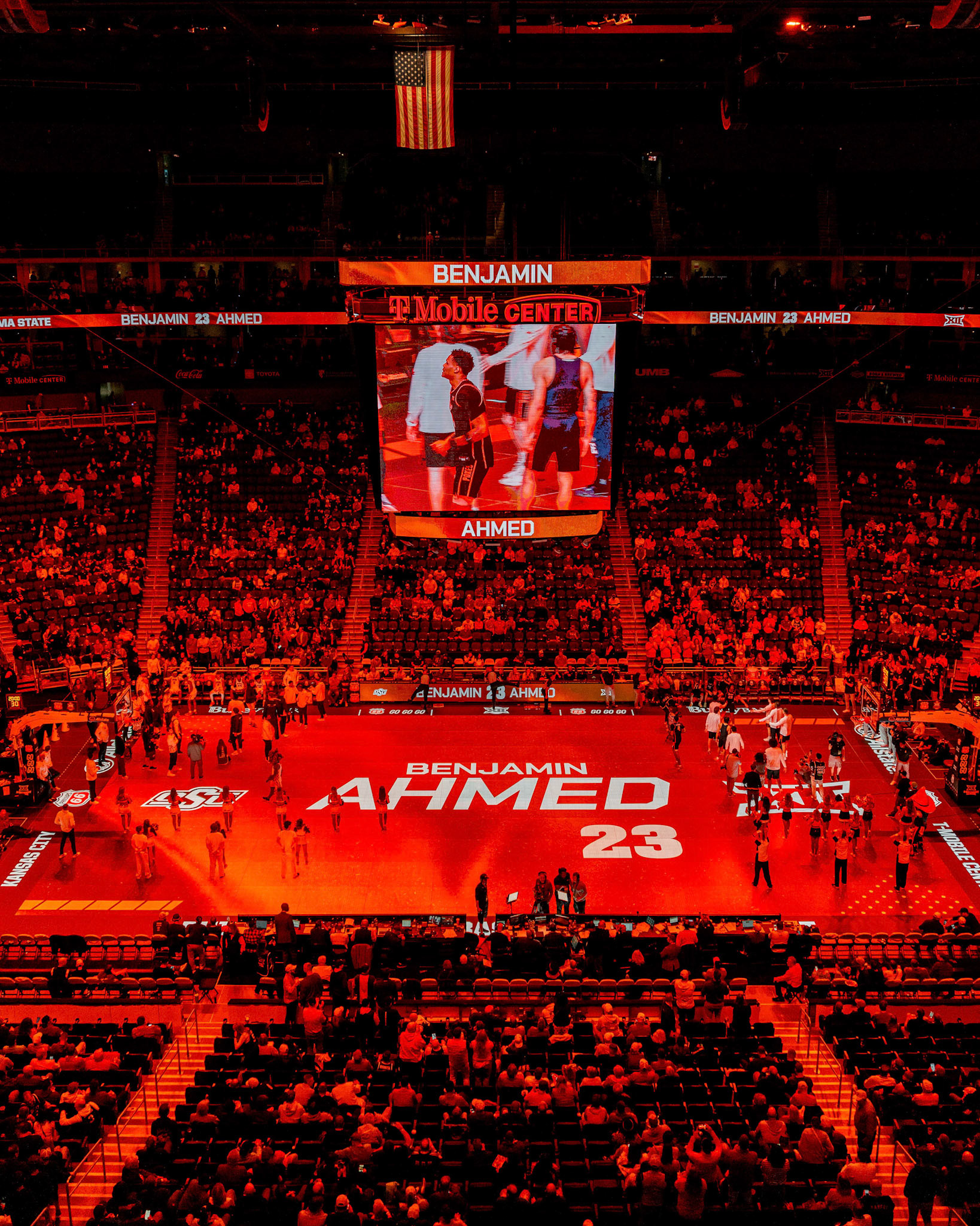 Image Taken at MBB vs TCU (Big 12 Tournamentt, 12, 03, 2026, T-Mobile Center, Kansas City Missouri. Carson Skidmore/OSU Athletics