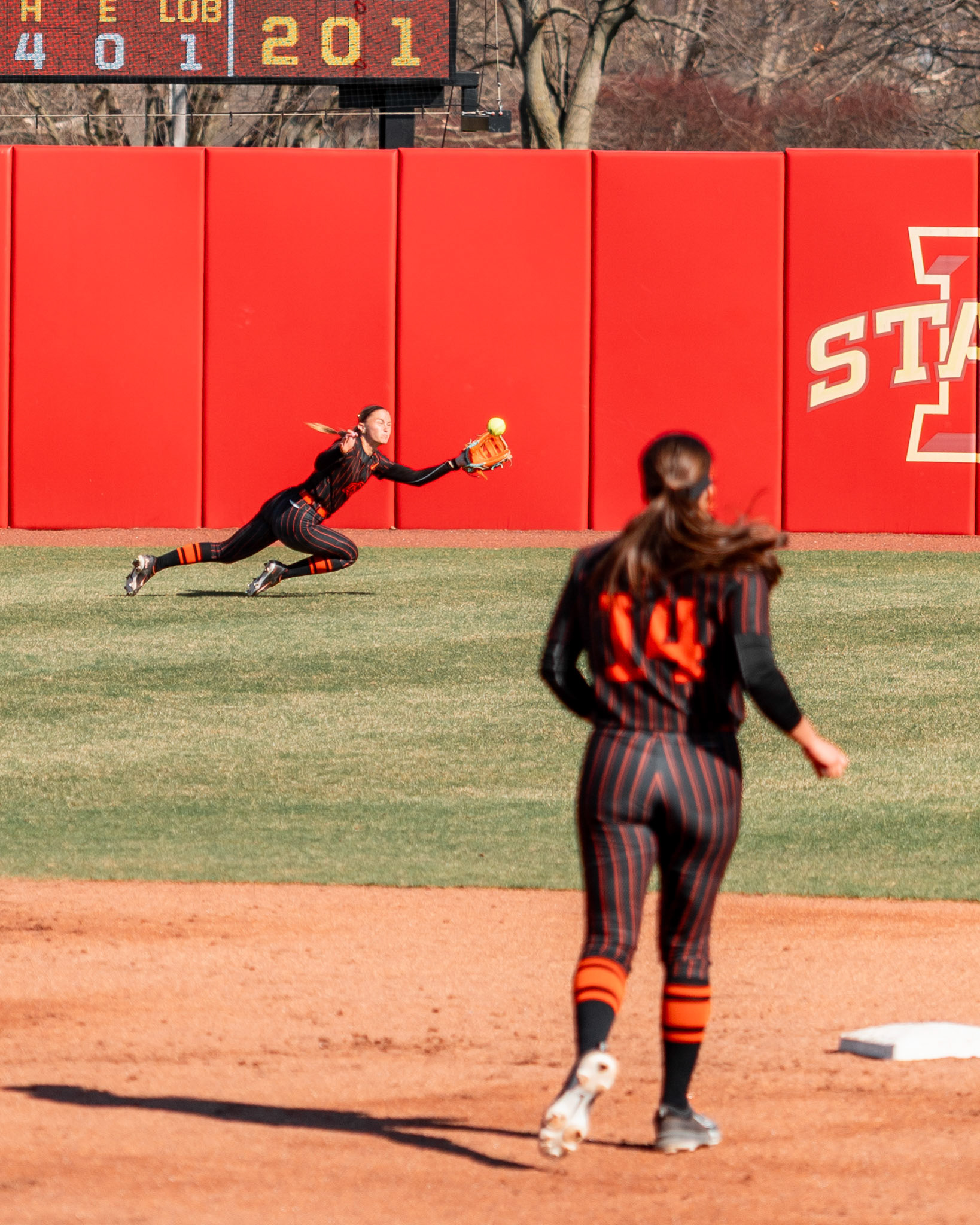 Image Taken at Cowgirl Softball at Iowa State, 10, 04, 2026, Cyclone Sports Complex, Ames, Iowa. Carson Skidmore/OSU Athletics.
