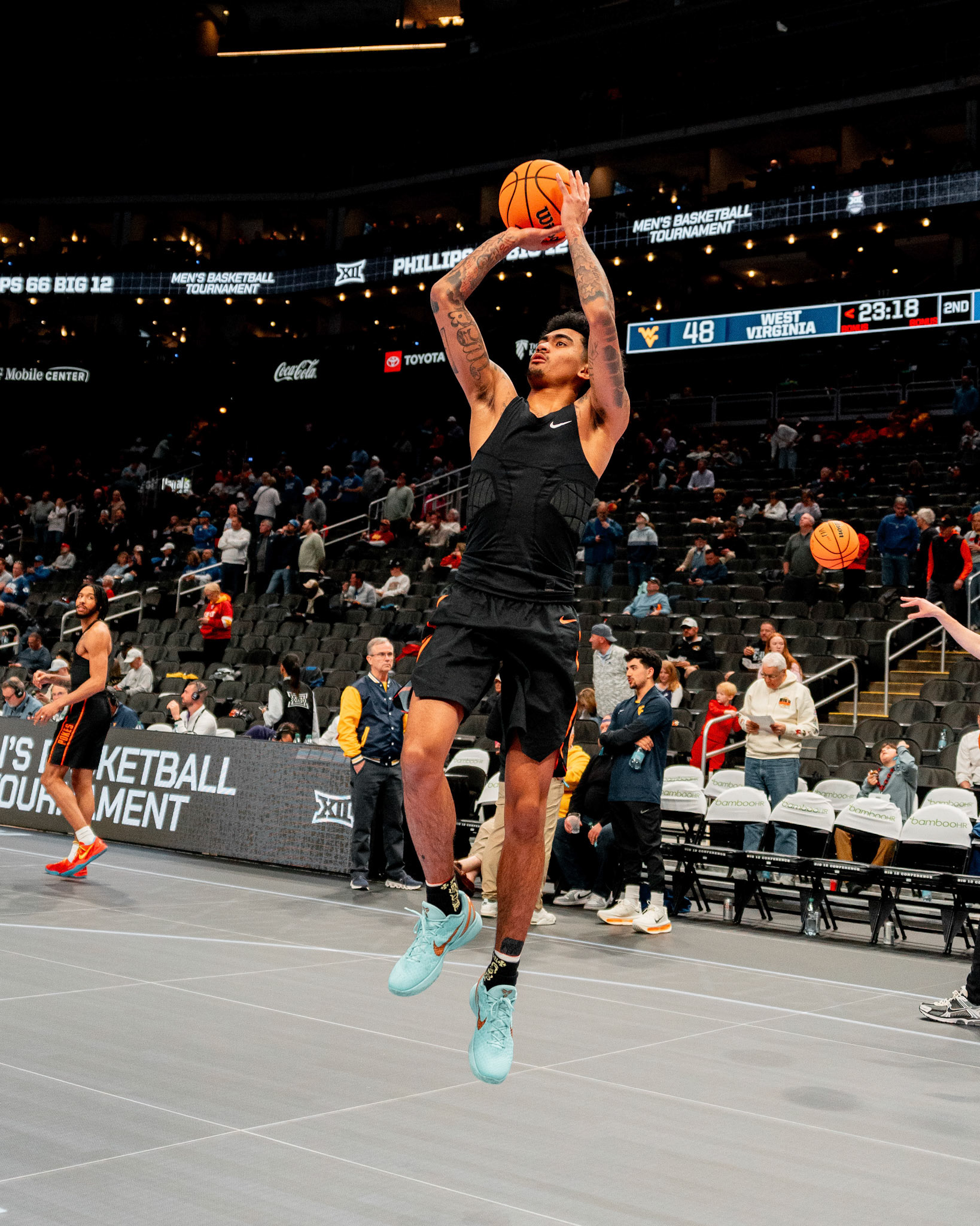 Image Taken at MBB vs TCU (Big 12 Tournamentt, 12, 03, 2026, T-Mobile Center, Kansas City Missouri. Carson Skidmore/OSU Athletics