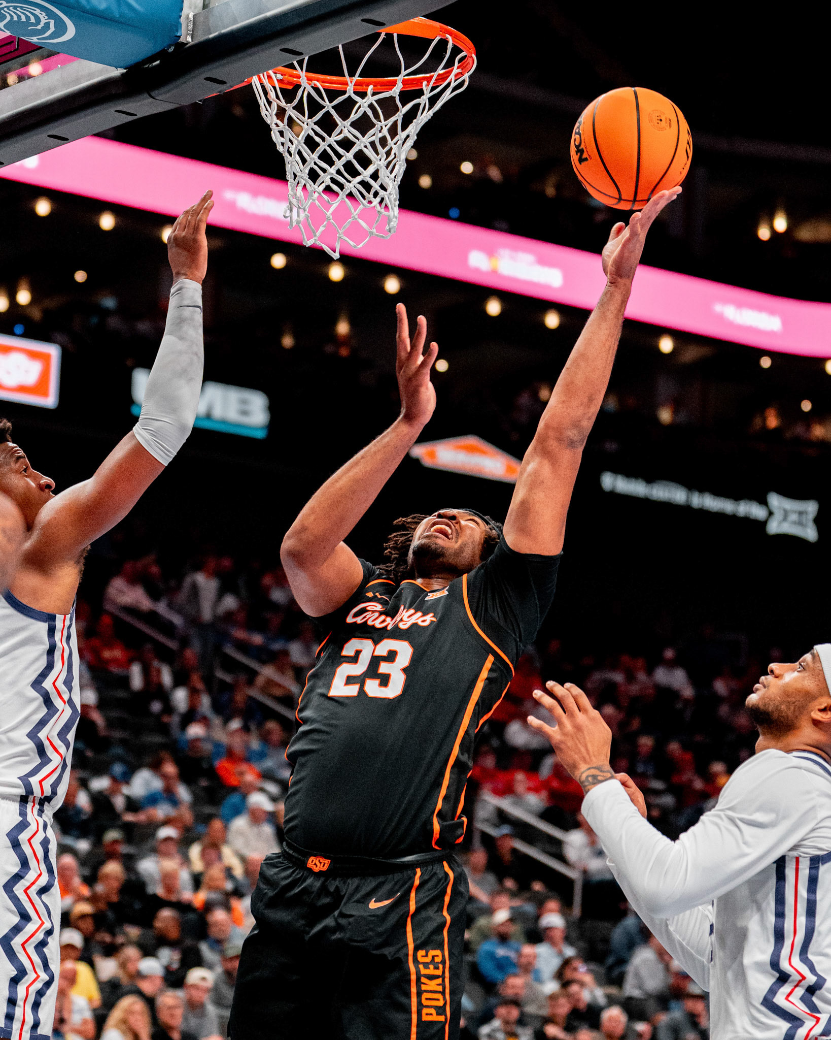 Image Taken at MBB vs TCU (Big 12 Tournamentt, 12, 03, 2026, T-Mobile Center, Kansas City Missouri. Carson Skidmore/OSU Athletics