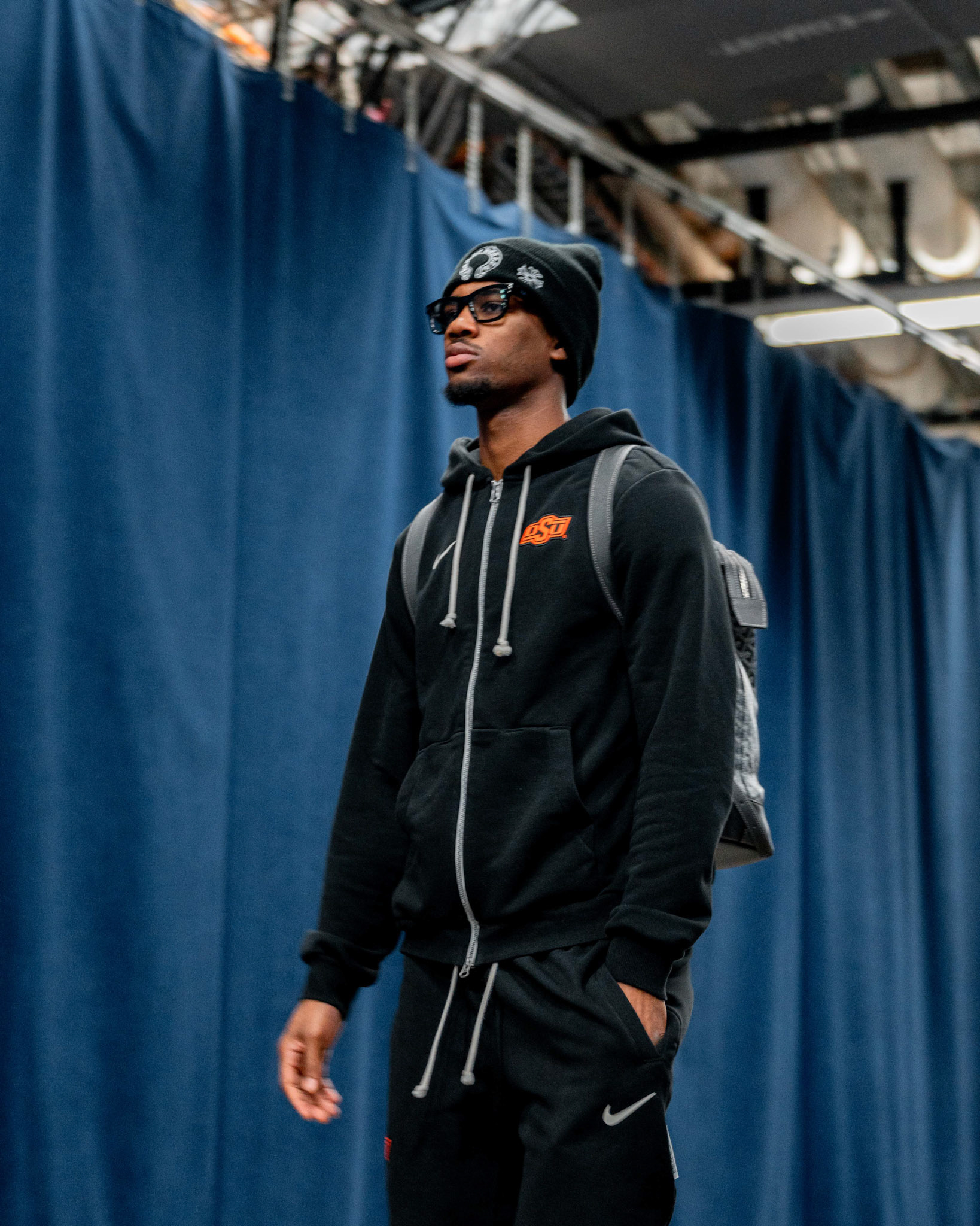 Image Taken at OkState vs Oklahoma, 13, 12, 2025, Paycom Center, Oklahoma City Oklahoma. Carson Skidmore/OSU Athletics