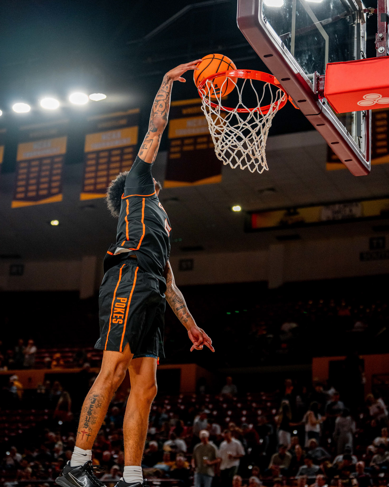 Image Taken at Oklahoma State Mens Basketball at Arizona State University, 10, 02, 2026, Desert Financial Arena, Tempe, Arizona. Carson Skidmore/OSU Athletics