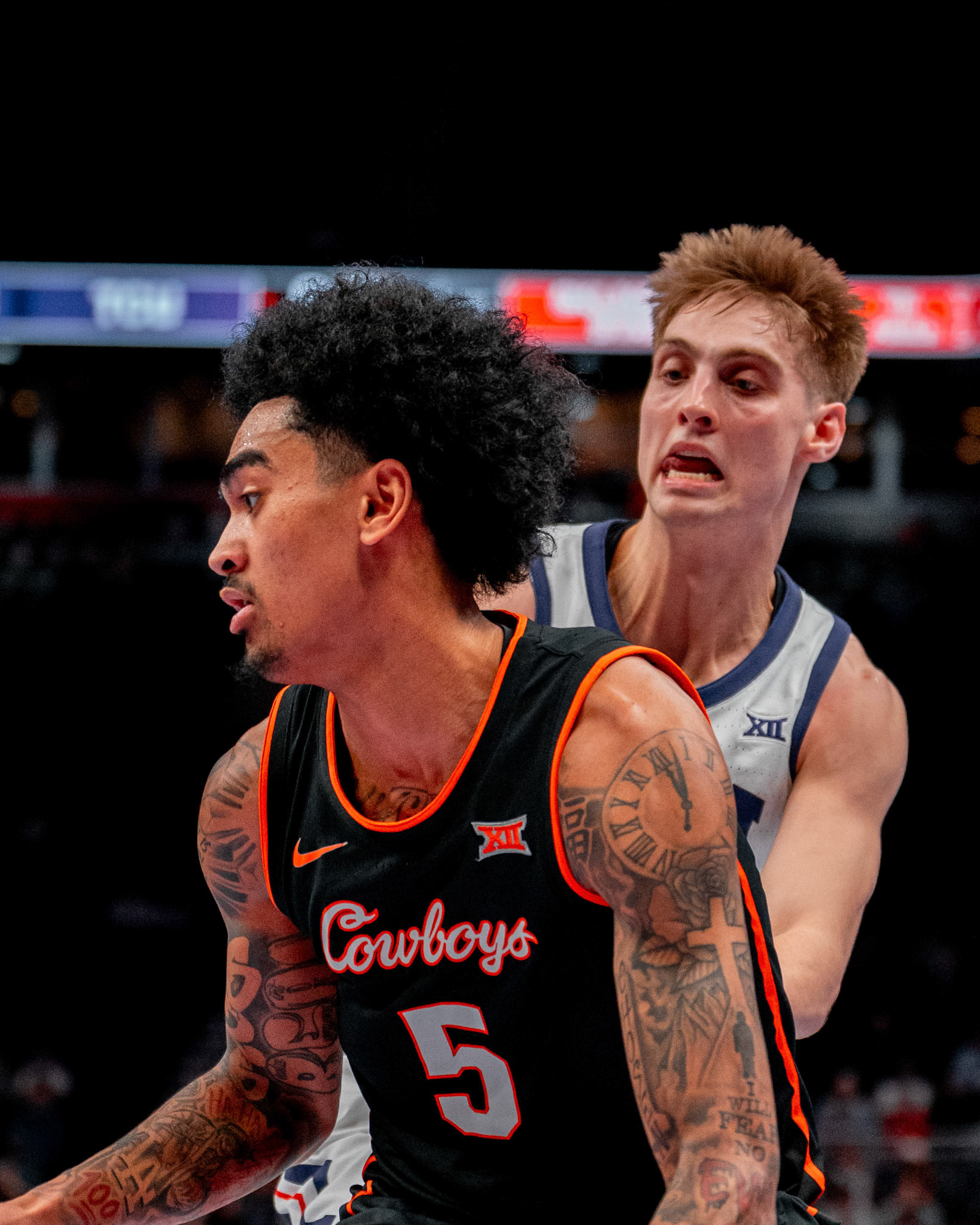 Image Taken at MBB vs TCU (Big 12 Tournamentt, 12, 03, 2026, T-Mobile Center, Kansas City Missouri. Carson Skidmore/OSU Athletics