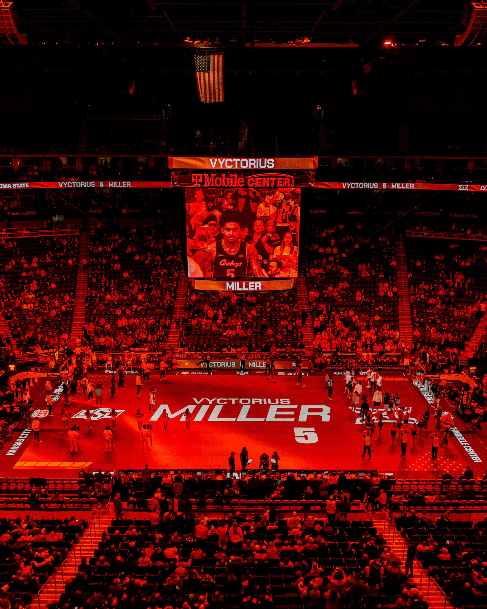 Image Taken at MBB vs TCU (Big 12 Tournamentt, 12, 03, 2026, T-Mobile Center, Kansas City Missouri. Carson Skidmore/OSU Athletics