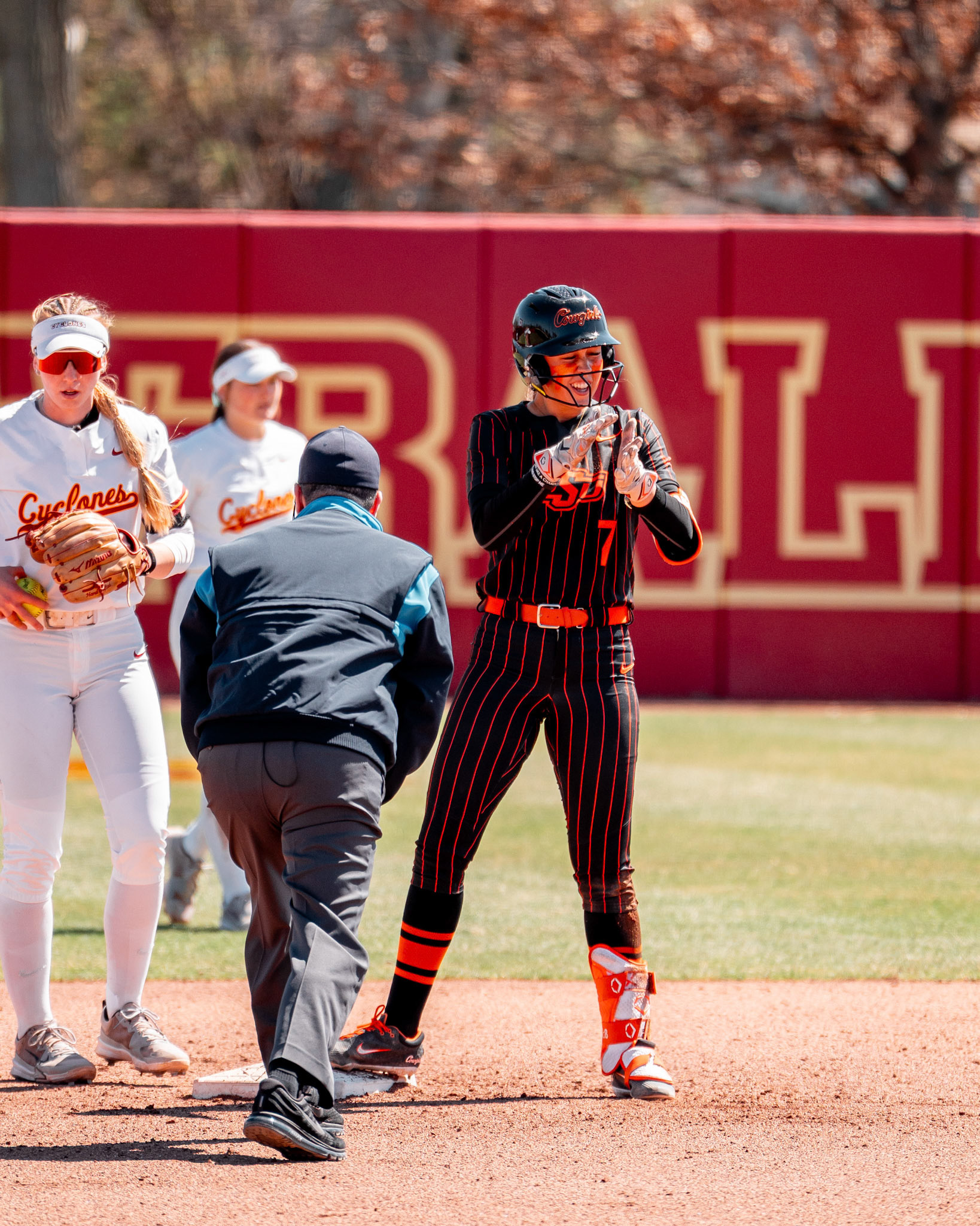 Image Taken at OSU at Iowa State, 10, 04, 2026, Cyclone Sports Complex, Ames, Iowa. Carson Skidmore/OSU Athletics.