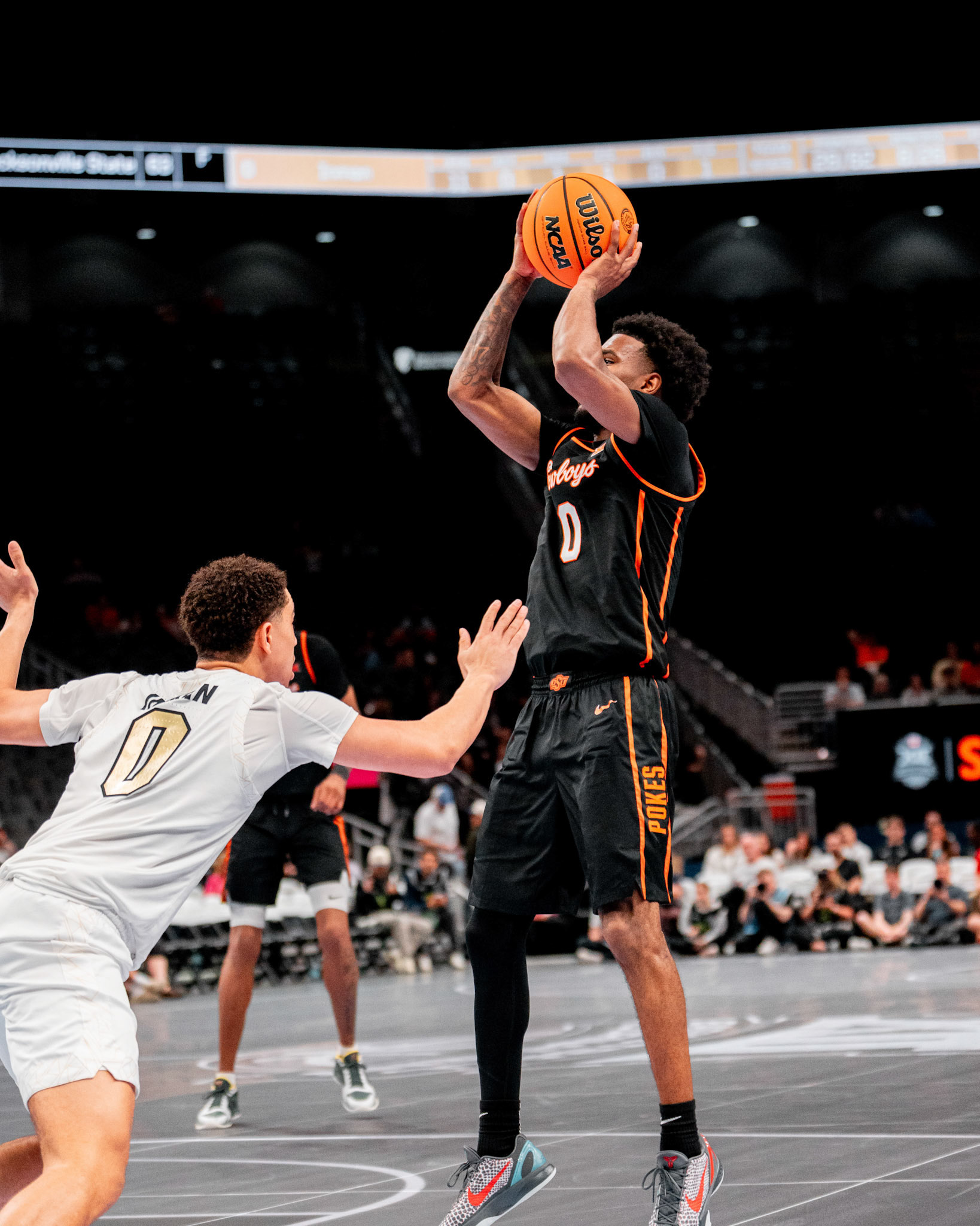 Image Taken at 2026 Phillips 66 Big 12 Men's Basketball Tournament, 11, 03, 2026, T-Mobile Center, Kansas City Missouri. Carson Skidmore/OSU Athletics