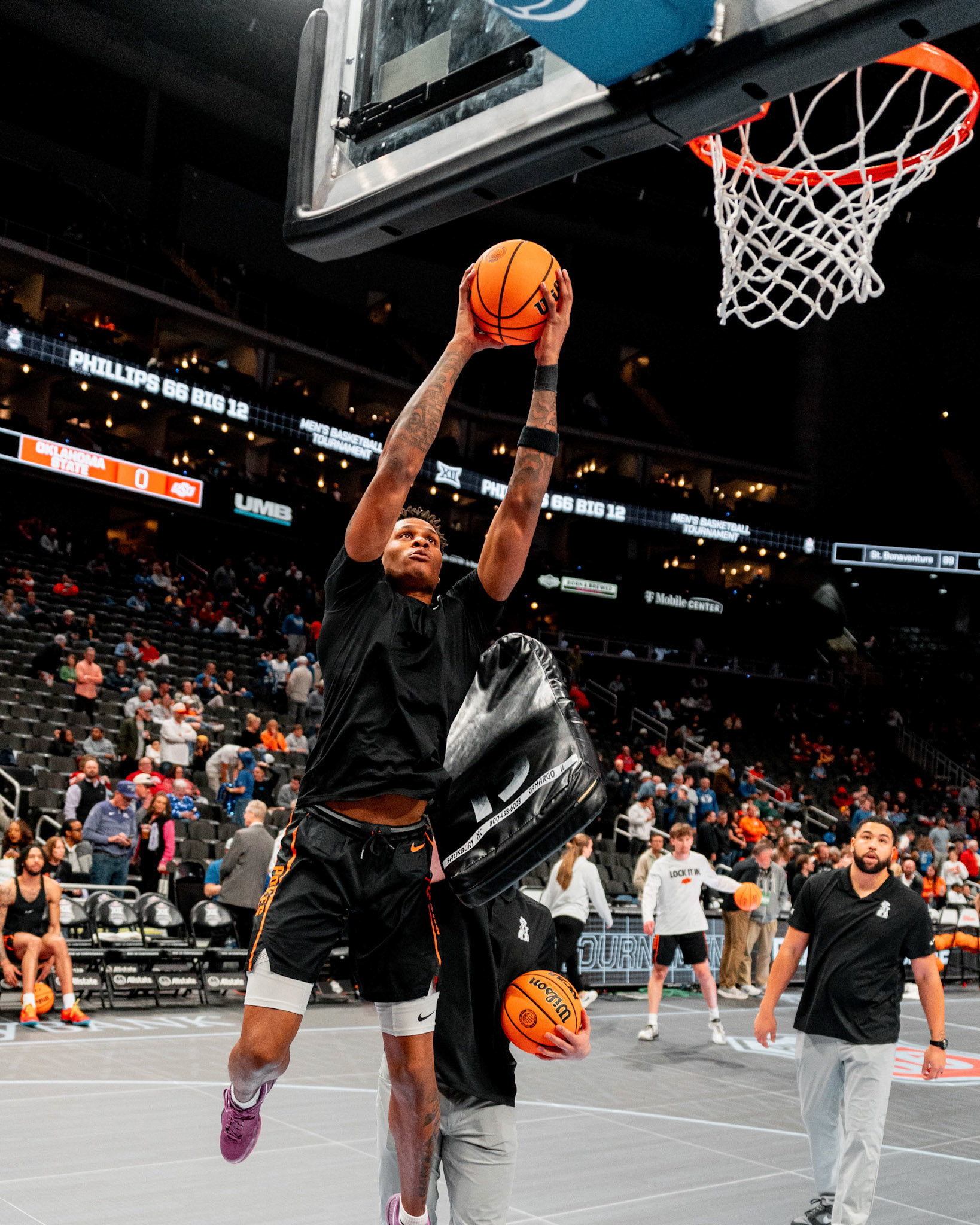 Image Taken at MBB vs TCU (Big 12 Tournamentt, 12, 03, 2026, T-Mobile Center, Kansas City Missouri. Carson Skidmore/OSU Athletics