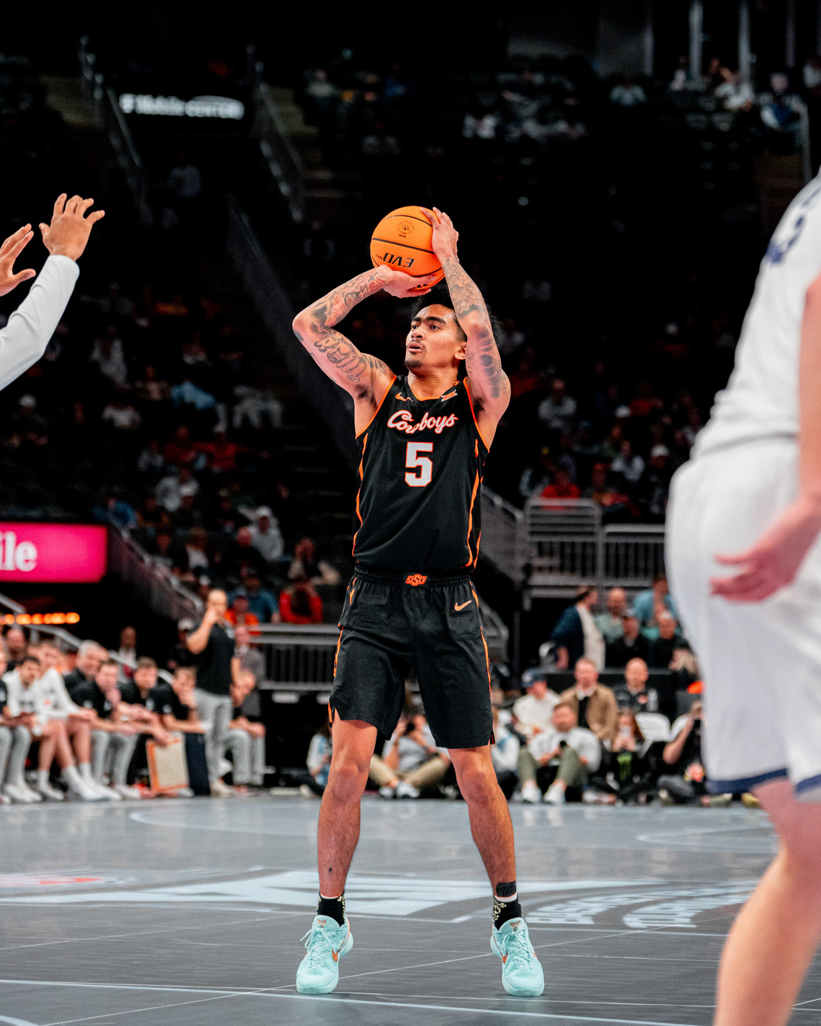 Image Taken at MBB vs TCU (Big 12 Tournamentt, 12, 03, 2026, T-Mobile Center, Kansas City Missouri. Carson Skidmore/OSU Athletics