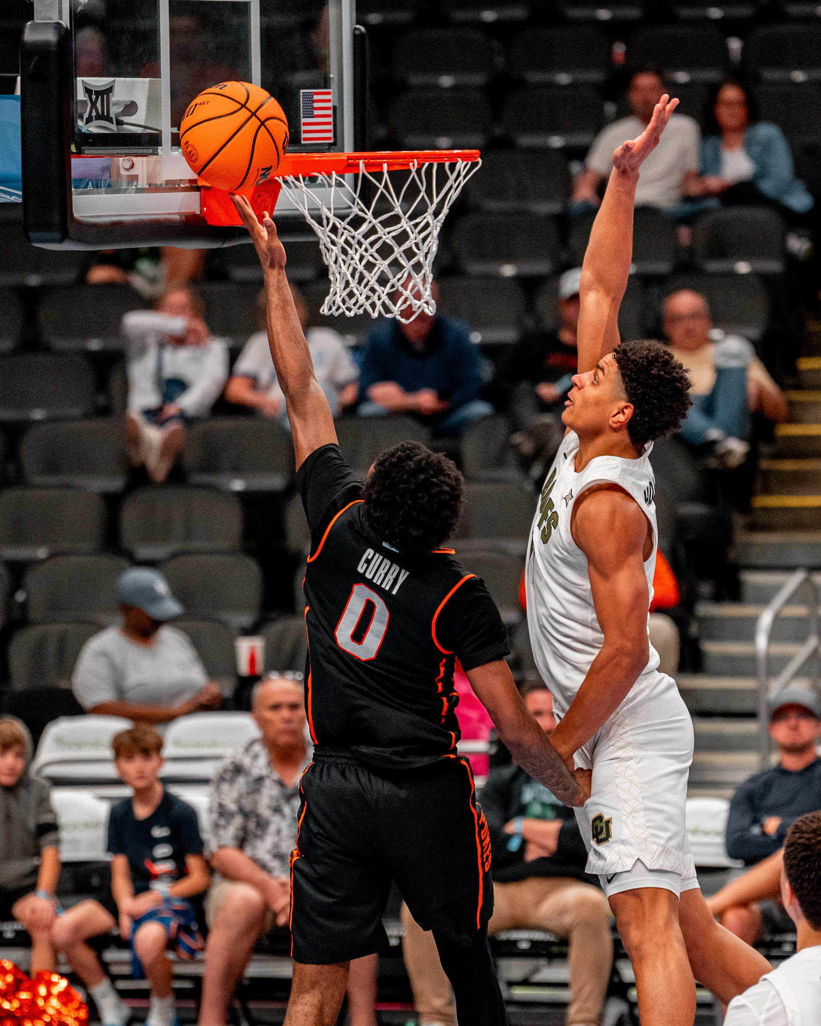 Image Taken at 2026 Phillips 66 Big 12 Men's Basketball Tournament, 11, 03, 2026, T-Mobile Center, Kansas City Missouri. Carson Skidmore/OSU Athletics