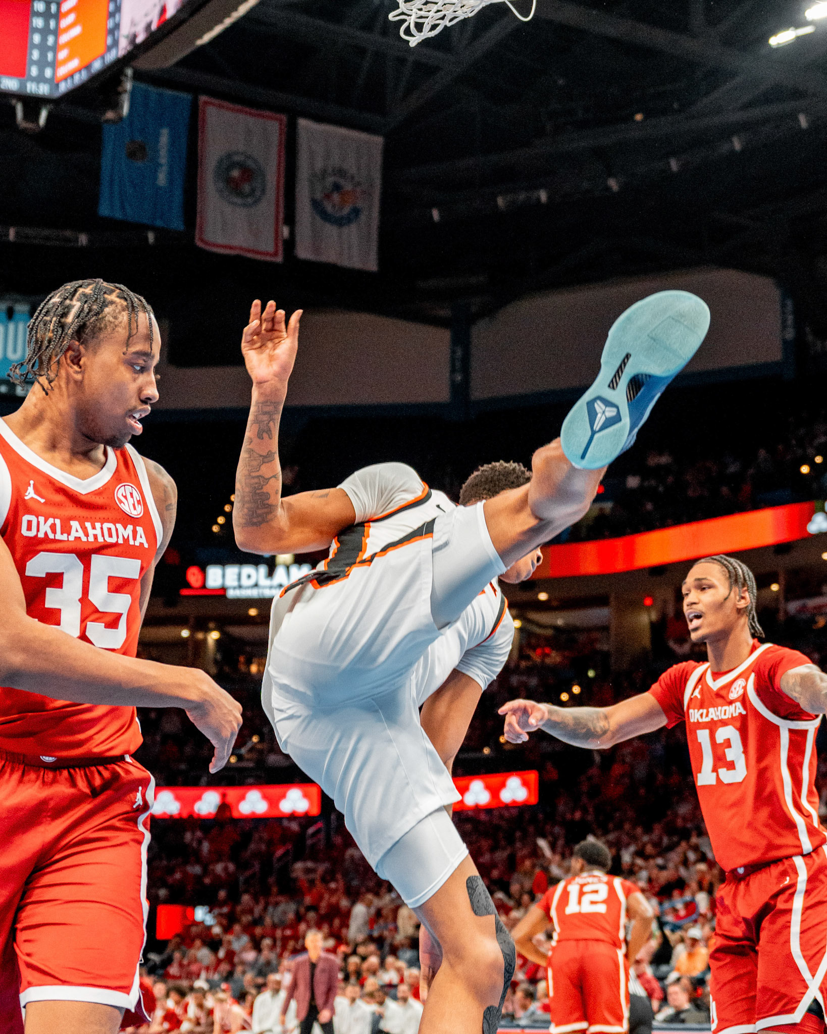 Image Taken at OkState vs Oklahoma, 13, 12, 2025, Paycom Center, Oklahoma City Oklahoma. Carson Skidmore/OSU Athletics