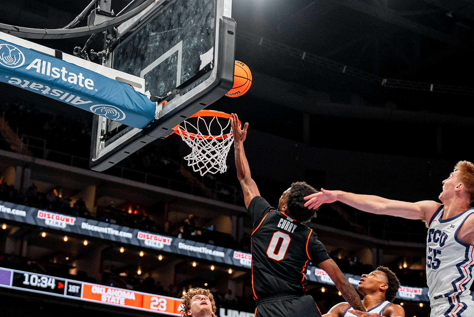 Image Taken at MBB vs TCU (Big 12 Tournamentt, 12, 03, 2026, T-Mobile Center, Kansas City Missouri. Carson Skidmore/OSU Athletics