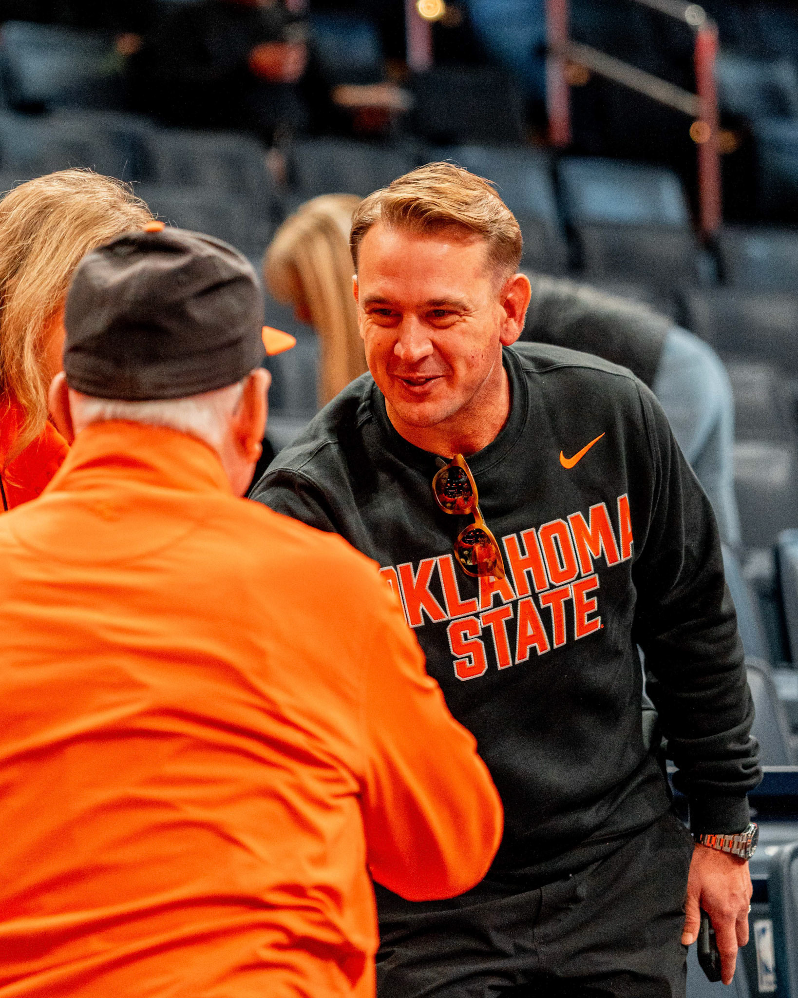 Image Taken at OkState vs Oklahoma, 13, 12, 2025, Paycom Center, Oklahoma City Oklahoma. Carson Skidmore/OSU Athletics