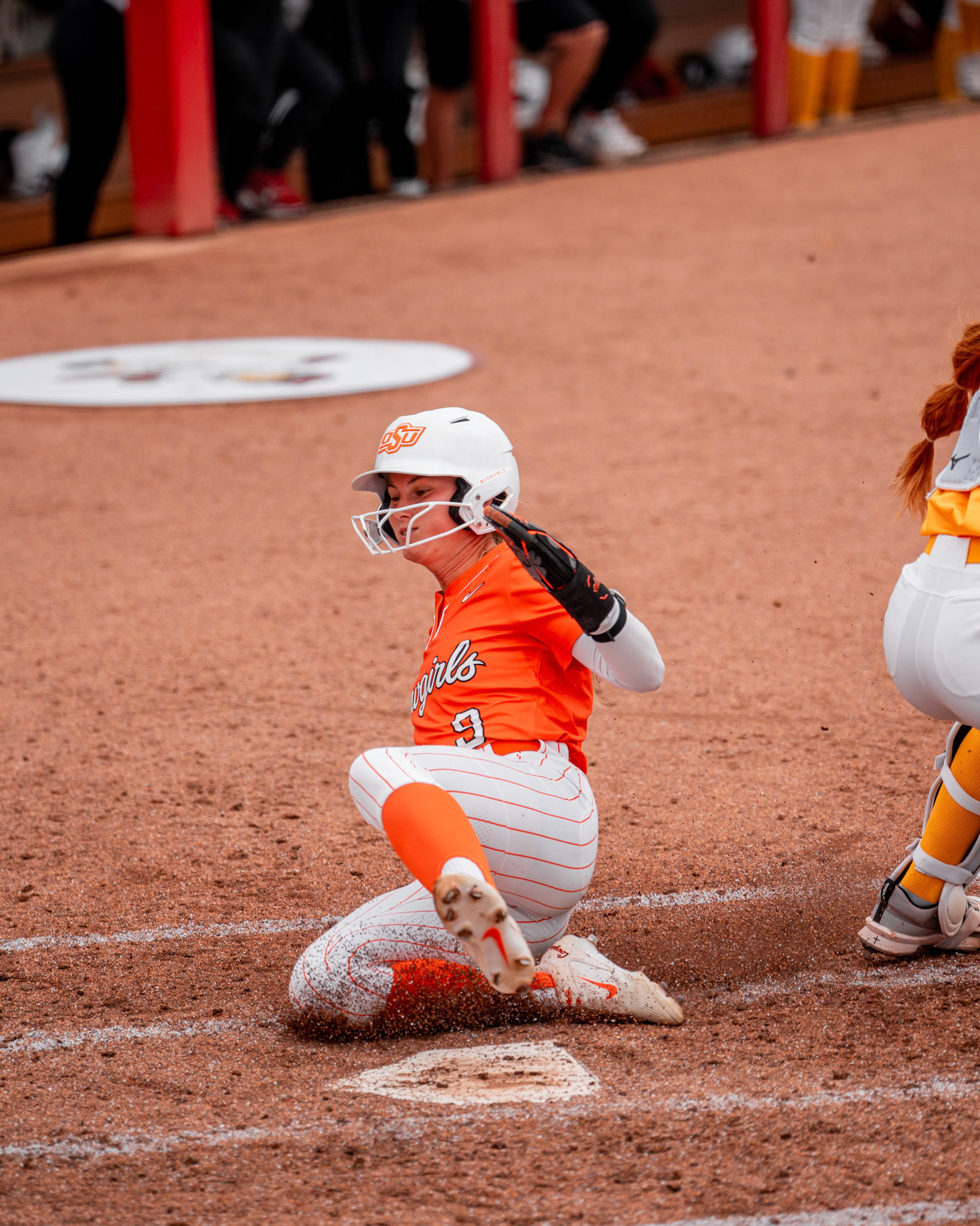 Image Taken at Cowgirl Softball at Iowa State, 12, 04, 2026, Cyclone Sports Complex, Ames, Iowa. Carson Skidmore/OSU Athletics.,