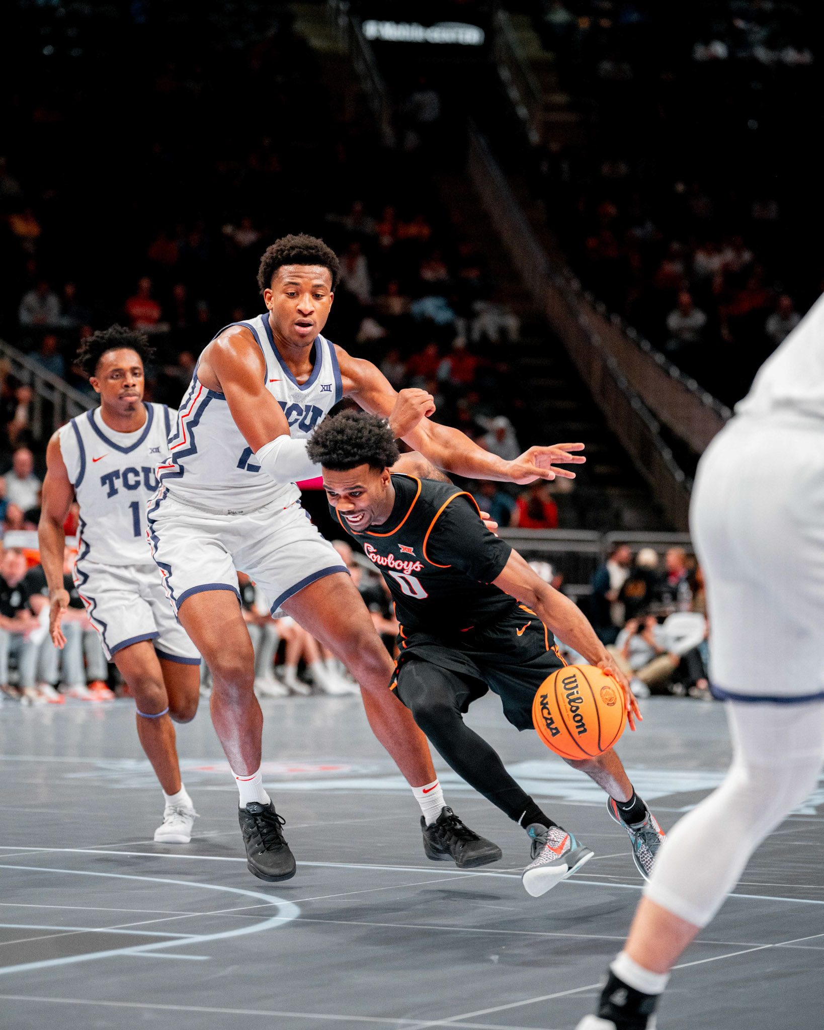 Image Taken at MBB vs TCU (Big 12 Tournamentt, 12, 03, 2026, T-Mobile Center, Kansas City Missouri. Carson Skidmore/OSU Athletics
