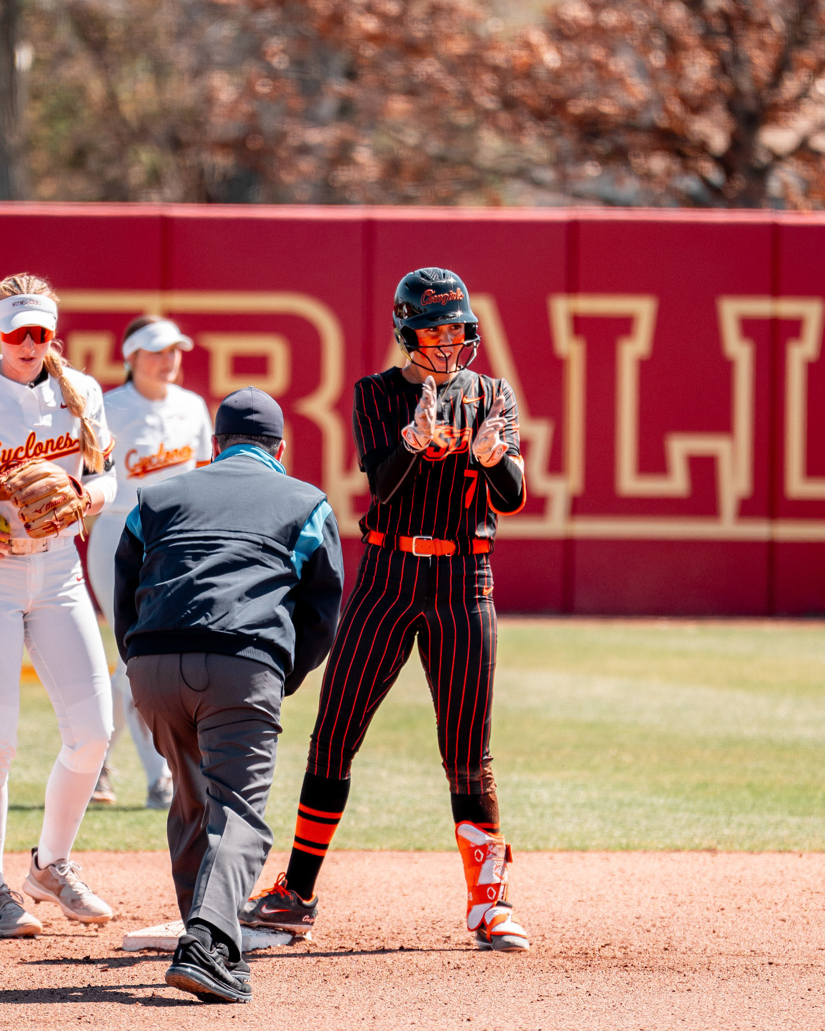 Image Taken at OSU at Iowa State, 10, 04, 2026, Cyclone Sports Complex, Ames, Iowa. Carson Skidmore/OSU Athletics.