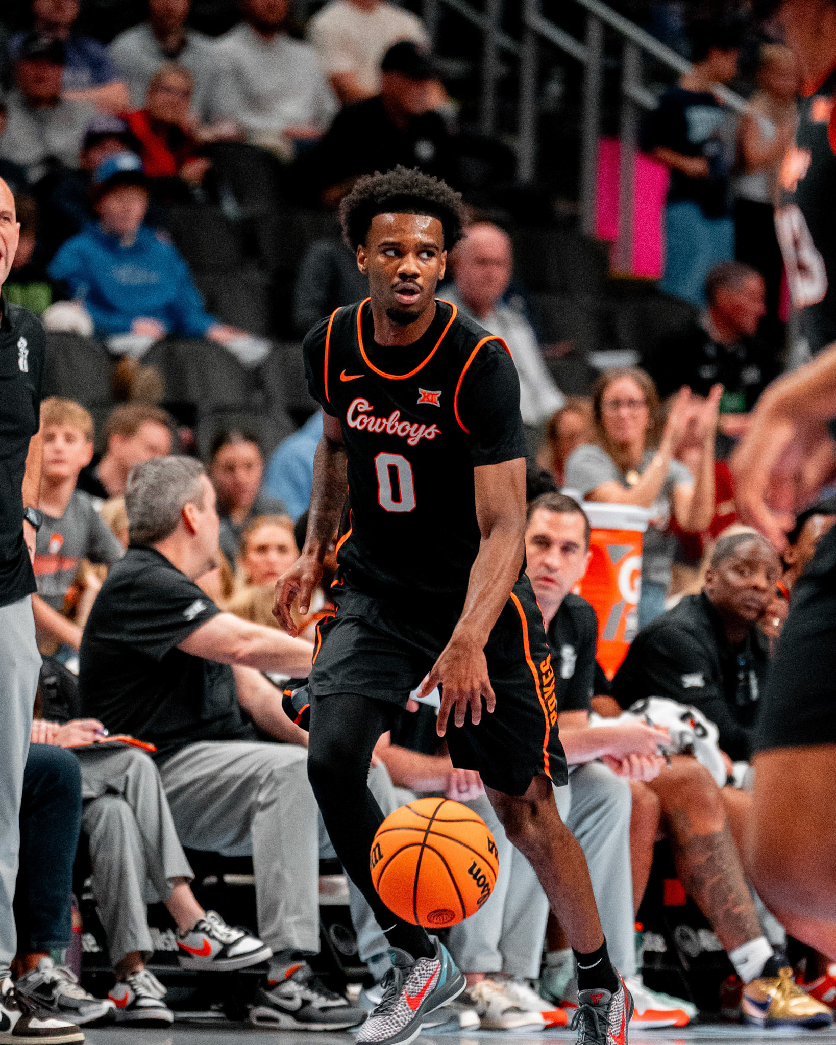 Image Taken at MBB vs TCU (Big 12 Tournamentt, 12, 03, 2026, T-Mobile Center, Kansas City Missouri. Carson Skidmore/OSU Athletics