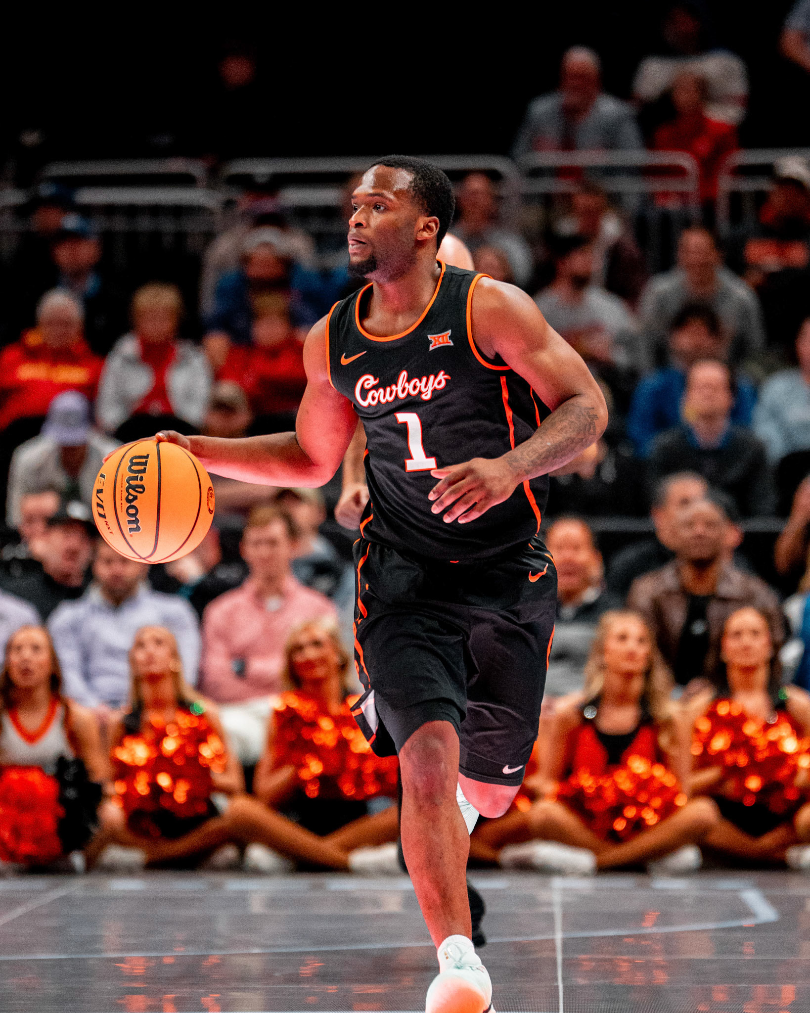 Image Taken at MBB vs TCU (Big 12 Tournamentt, 12, 03, 2026, T-Mobile Center, Kansas City Missouri. Carson Skidmore/OSU Athletics