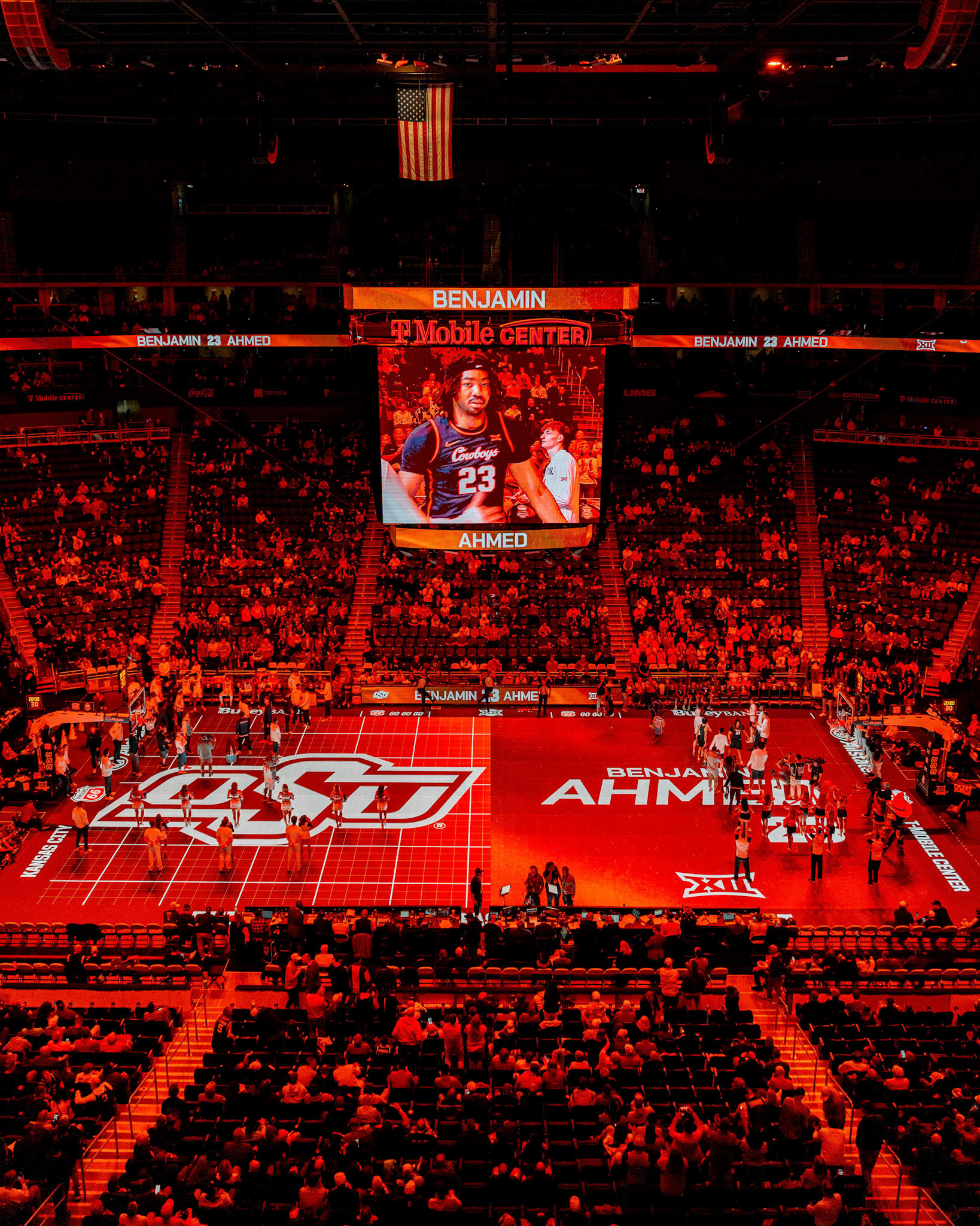 Image Taken at MBB vs TCU (Big 12 Tournamentt, 12, 03, 2026, T-Mobile Center, Kansas City Missouri. Carson Skidmore/OSU Athletics
