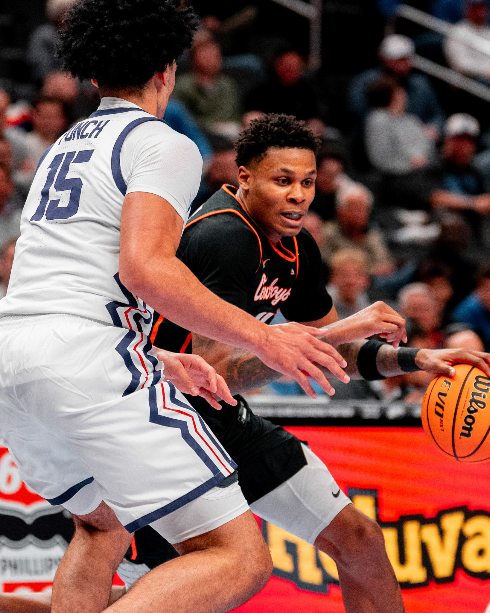 Image Taken at MBB vs TCU (Big 12 Tournamentt, 12, 03, 2026, T-Mobile Center, Kansas City Missouri. Carson Skidmore/OSU Athletics