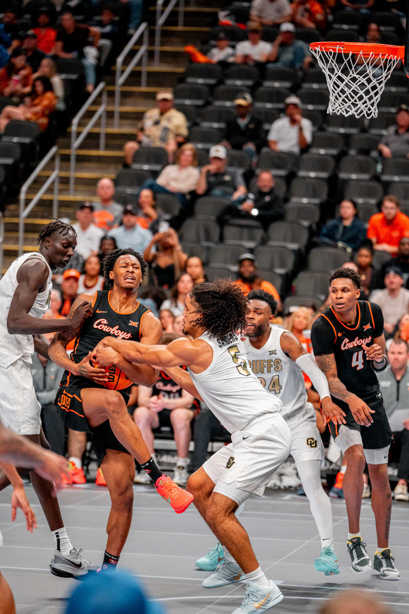 Image Taken at 2026 Phillips 66 Big 12 Men's Basketball Tournament, 11, 03, 2026, T-Mobile Center, Kansas City Missouri. Carson Skidmore/OSU Athletics