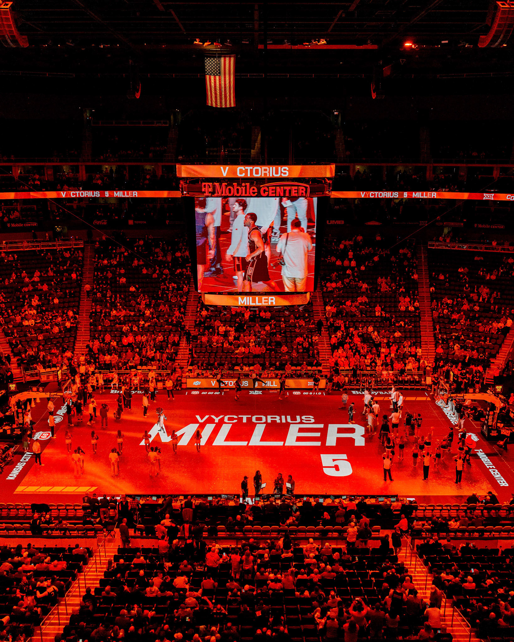 Image Taken at MBB vs TCU (Big 12 Tournamentt, 12, 03, 2026, T-Mobile Center, Kansas City Missouri. Carson Skidmore/OSU Athletics