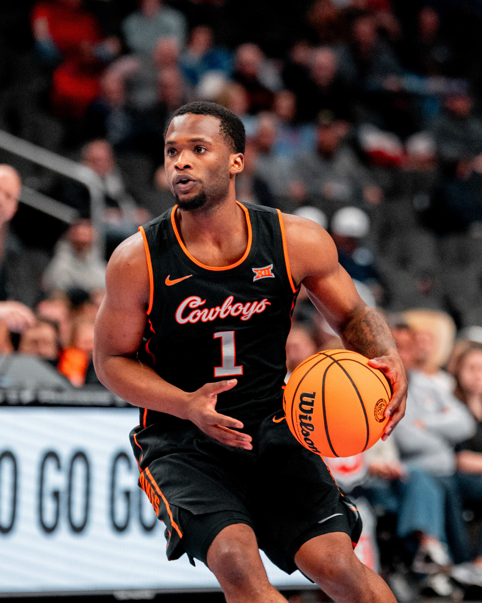 Image Taken at MBB vs TCU (Big 12 Tournamentt, 12, 03, 2026, T-Mobile Center, Kansas City Missouri. Carson Skidmore/OSU Athletics