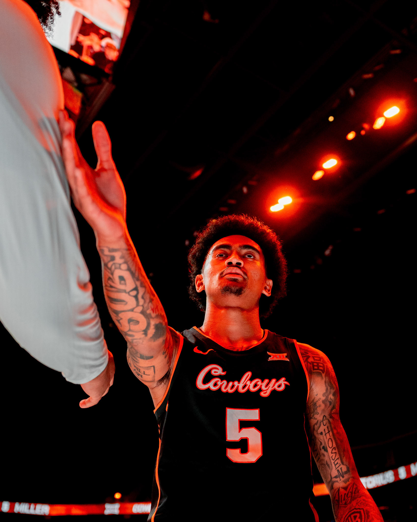 Image Taken at 2026 Phillips 66 Big 12 Men's Basketball Tournament, 11, 03, 2026, T-Mobile Center, Kansas City Missouri. Carson Skidmore/OSU Athletics