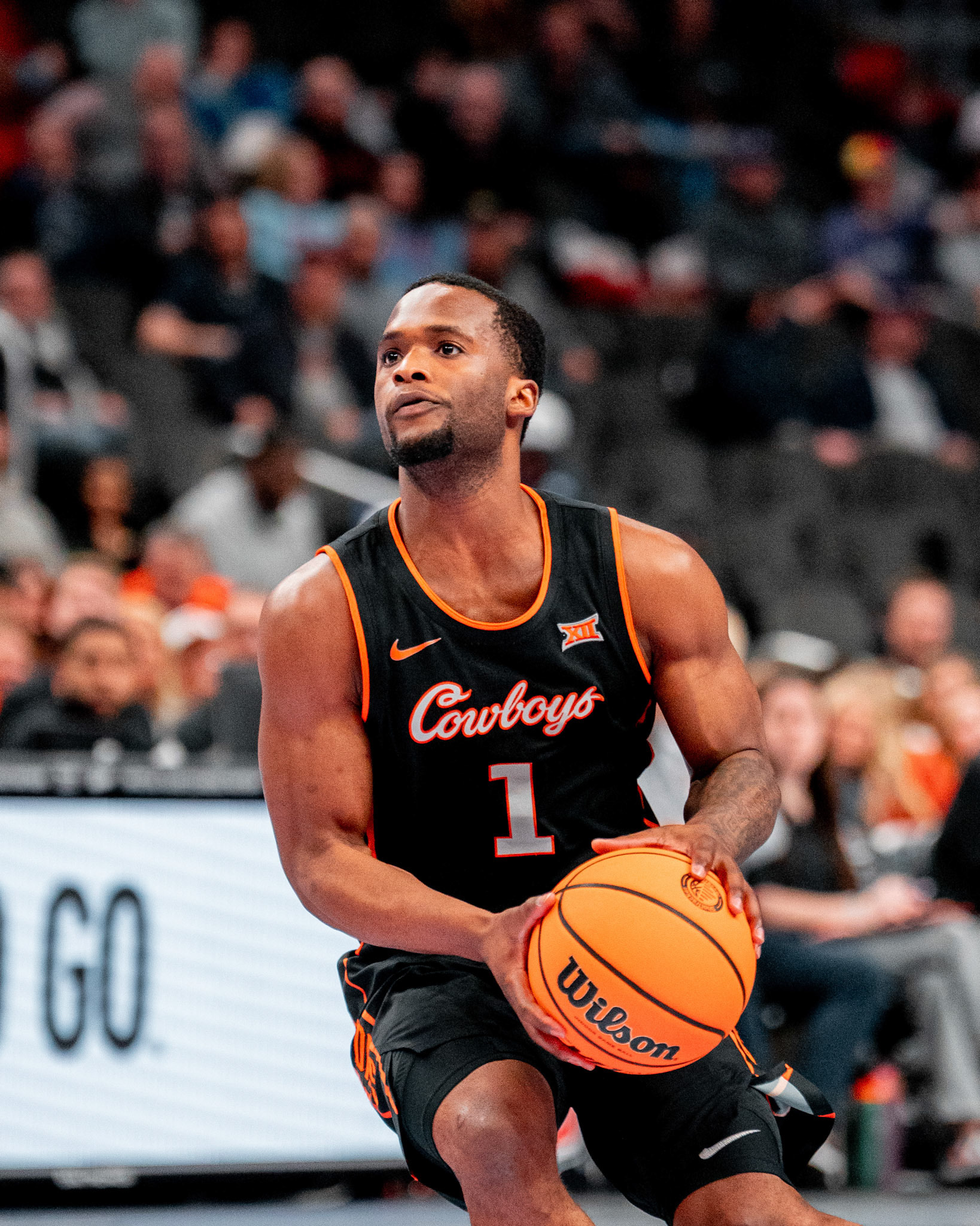 Image Taken at MBB vs TCU (Big 12 Tournamentt, 12, 03, 2026, T-Mobile Center, Kansas City Missouri. Carson Skidmore/OSU Athletics