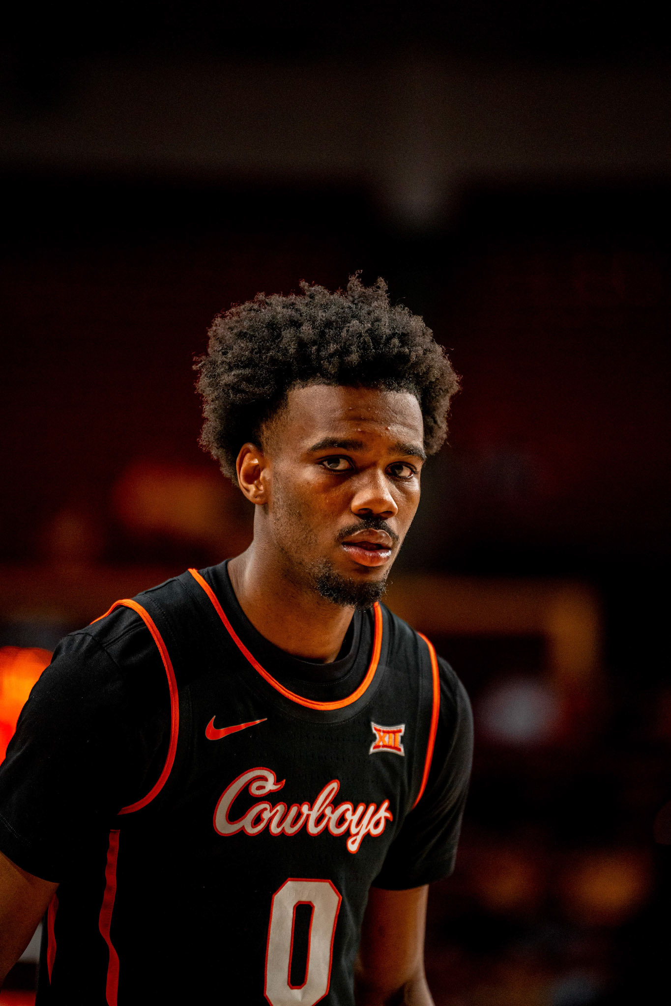 Image Taken at Oklahoma State Mens Basketball at Arizona State University, 10, 02, 2026, Desert Financial Arena, Tempe, Arizona. Carson Skidmore/OSU Athletics
