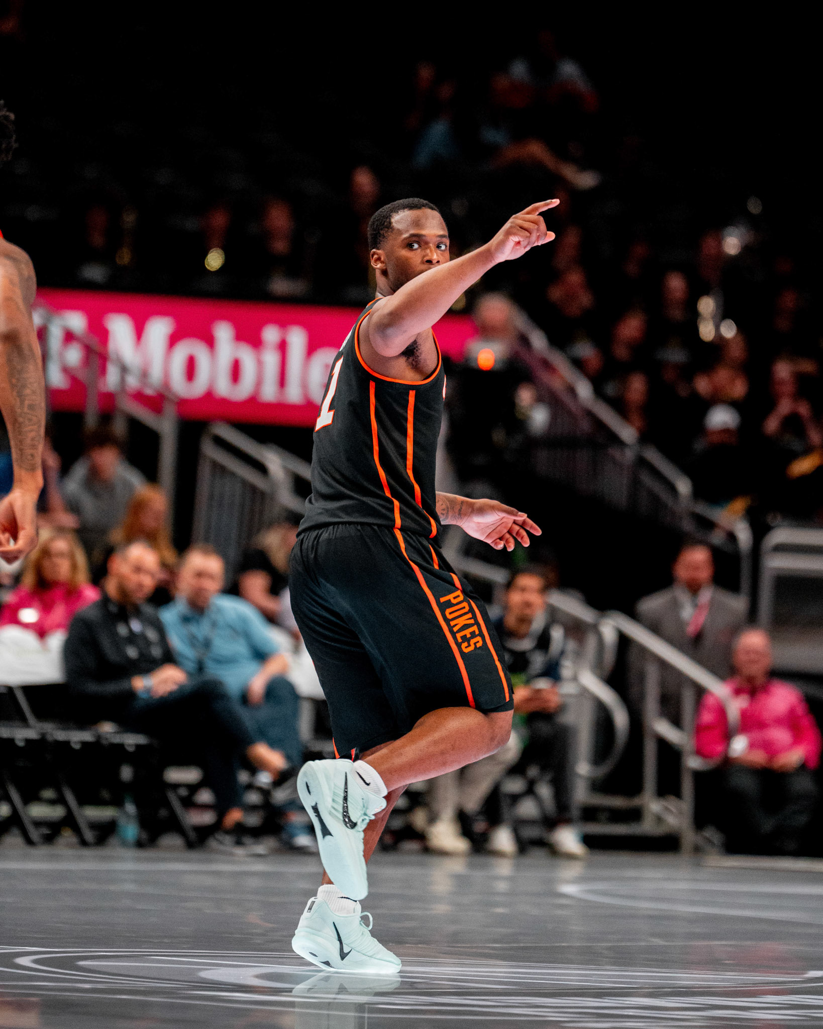 Image Taken at 2026 Phillips 66 Big 12 Men's Basketball Tournament, 11, 03, 2026, T-Mobile Center, Kansas City Missouri. Carson Skidmore/OSU Athletics