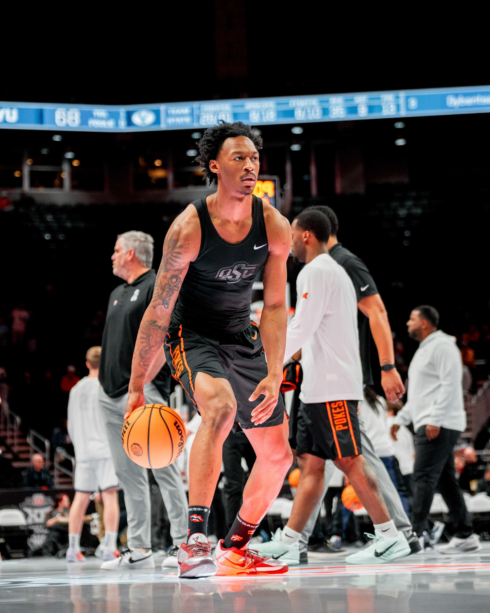 Image Taken at MBB vs TCU (Big 12 Tournamentt, 12, 03, 2026, T-Mobile Center, Kansas City Missouri. Carson Skidmore/OSU Athletics