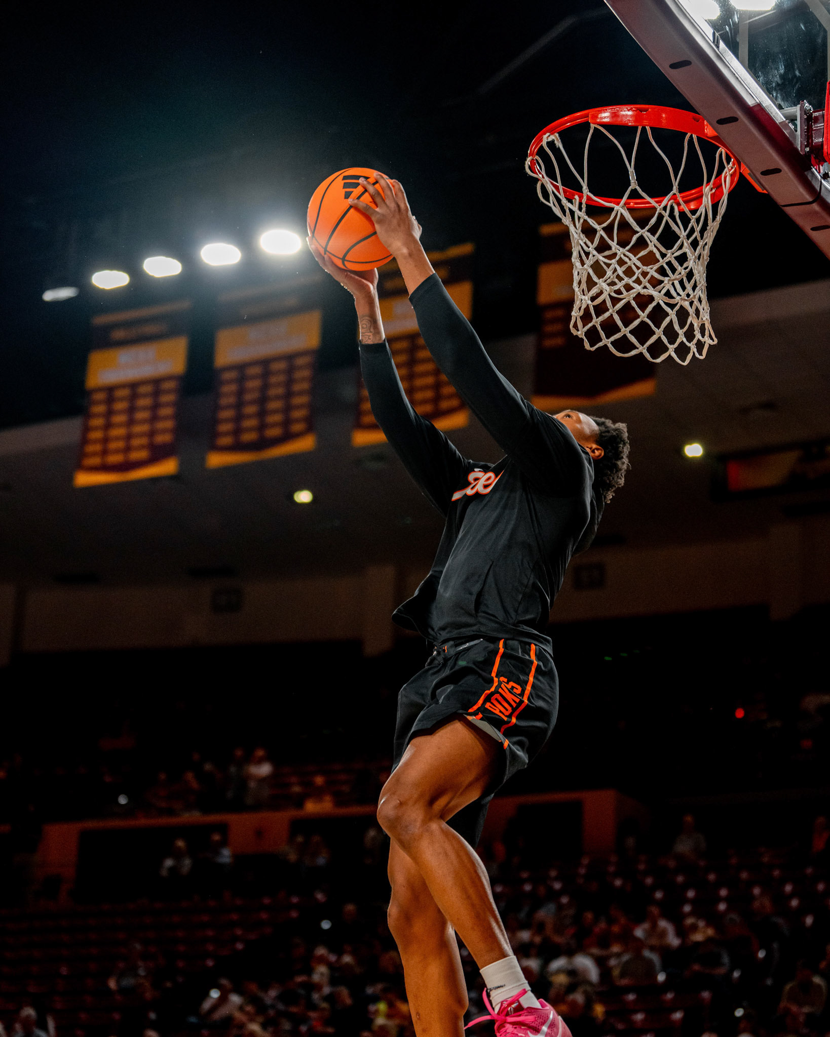Image Taken at Oklahoma State Mens Basketball at Arizona State University, 10, 02, 2026, Desert Financial Arena, Tempe, Arizona. Carson Skidmore/OSU Athletics