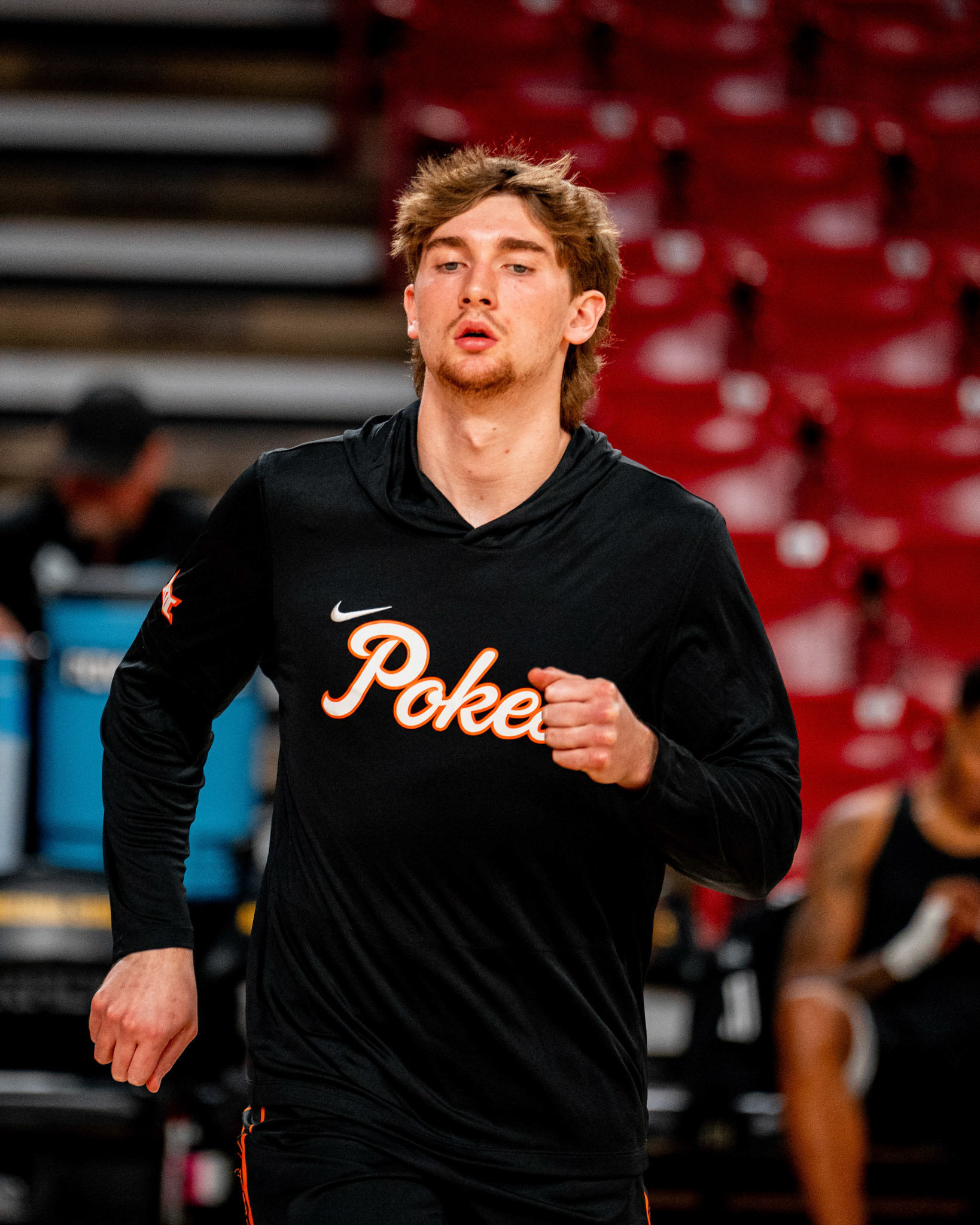 Image Taken at Oklahoma State Mens Basketball at Arizona State University, 10, 02, 2026, Desert Financial Arena, Tempe, Arizona. Carson Skidmore/OSU Athletics