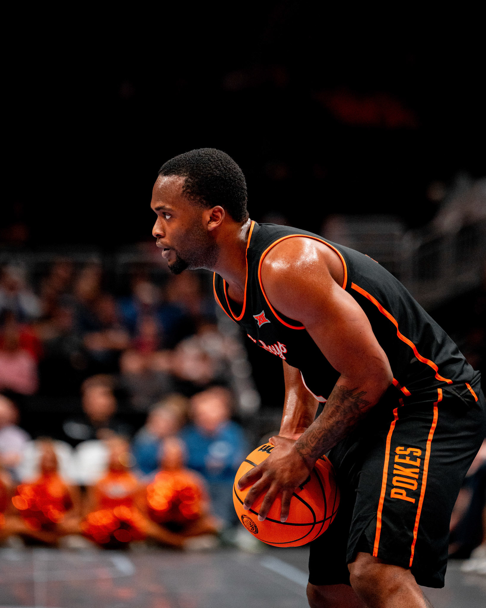 Image Taken at 2026 Phillips 66 Big 12 Men's Basketball Tournament, 11, 03, 2026, T-Mobile Center, Kansas City Missouri. Carson Skidmore/OSU Athletics