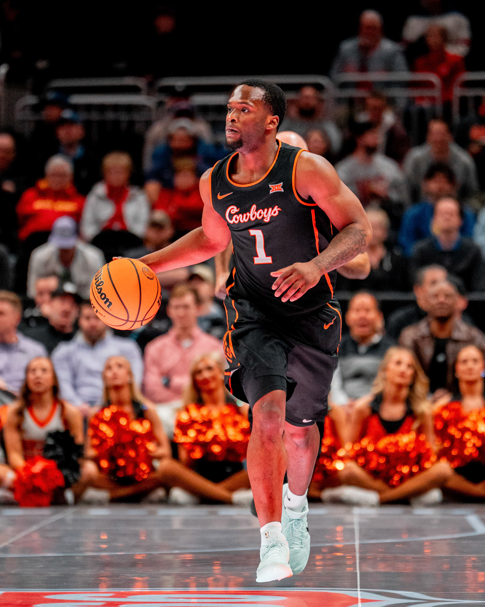 Image Taken at MBB vs TCU (Big 12 Tournamentt, 12, 03, 2026, T-Mobile Center, Kansas City Missouri. Carson Skidmore/OSU Athletics