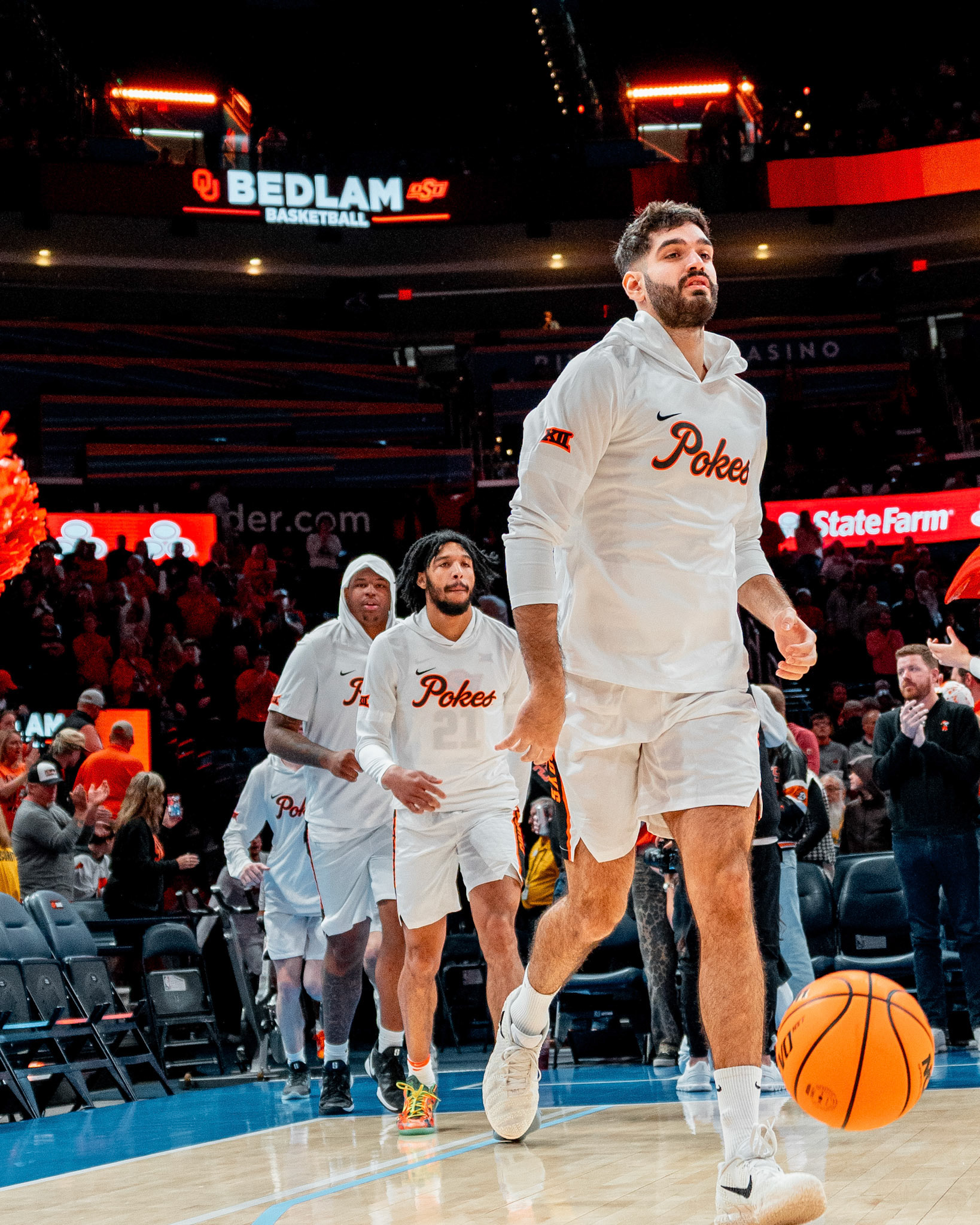 Image Taken at OkState vs Oklahoma, 13, 12, 2025, Paycom Center, Oklahoma City Oklahoma. Carson Skidmore/OSU Athletics