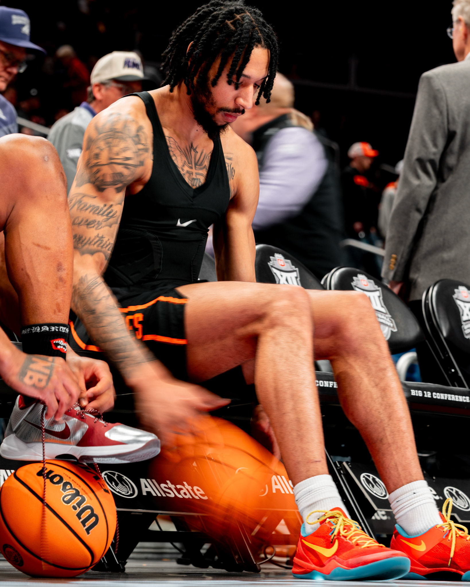 Image Taken at MBB vs TCU (Big 12 Tournamentt, 12, 03, 2026, T-Mobile Center, Kansas City Missouri. Carson Skidmore/OSU Athletics