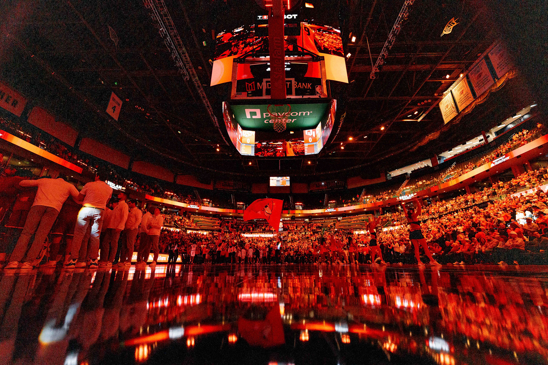 Image Taken at OkState vs Oklahoma, 13, 12, 2025, Paycom Center, Oklahoma City Oklahoma. Carson Skidmore/OSU Athletics