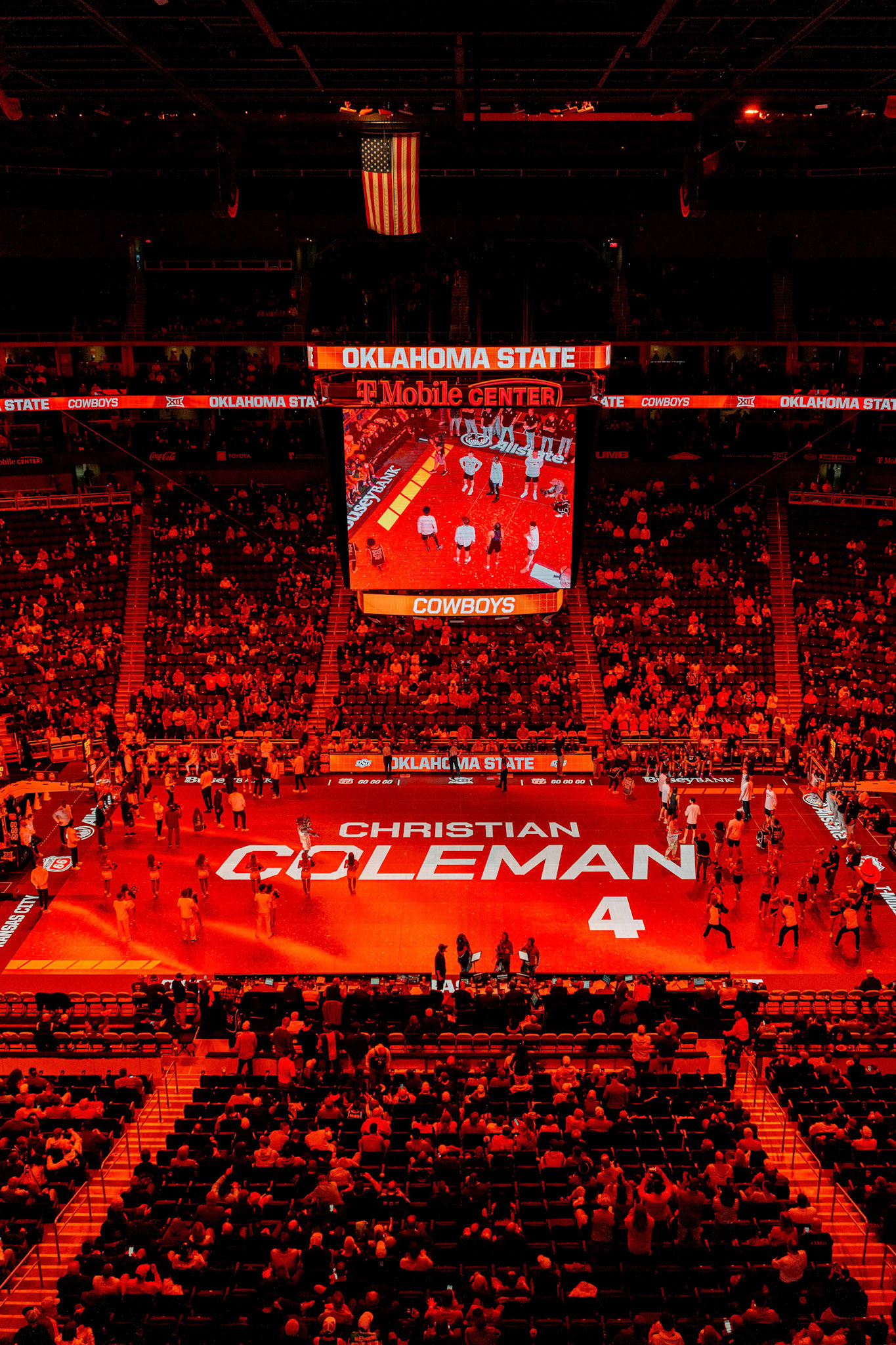 Image Taken at MBB vs TCU (Big 12 Tournamentt, 12, 03, 2026, T-Mobile Center, Kansas City Missouri. Carson Skidmore/OSU Athletics