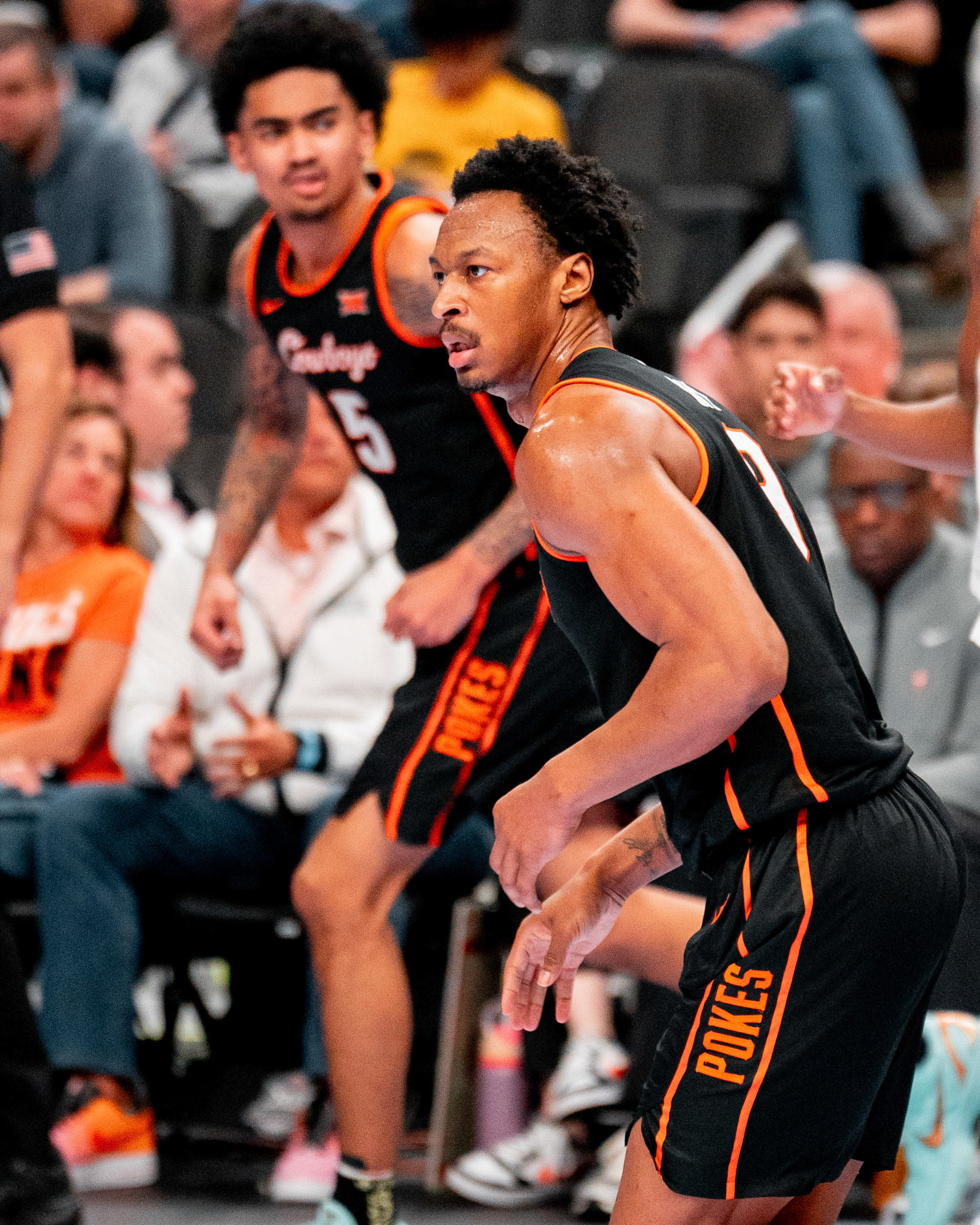 Image Taken at 2026 Phillips 66 Big 12 Men's Basketball Tournament, 11, 03, 2026, T-Mobile Center, Kansas City Missouri. Carson Skidmore/OSU Athletics