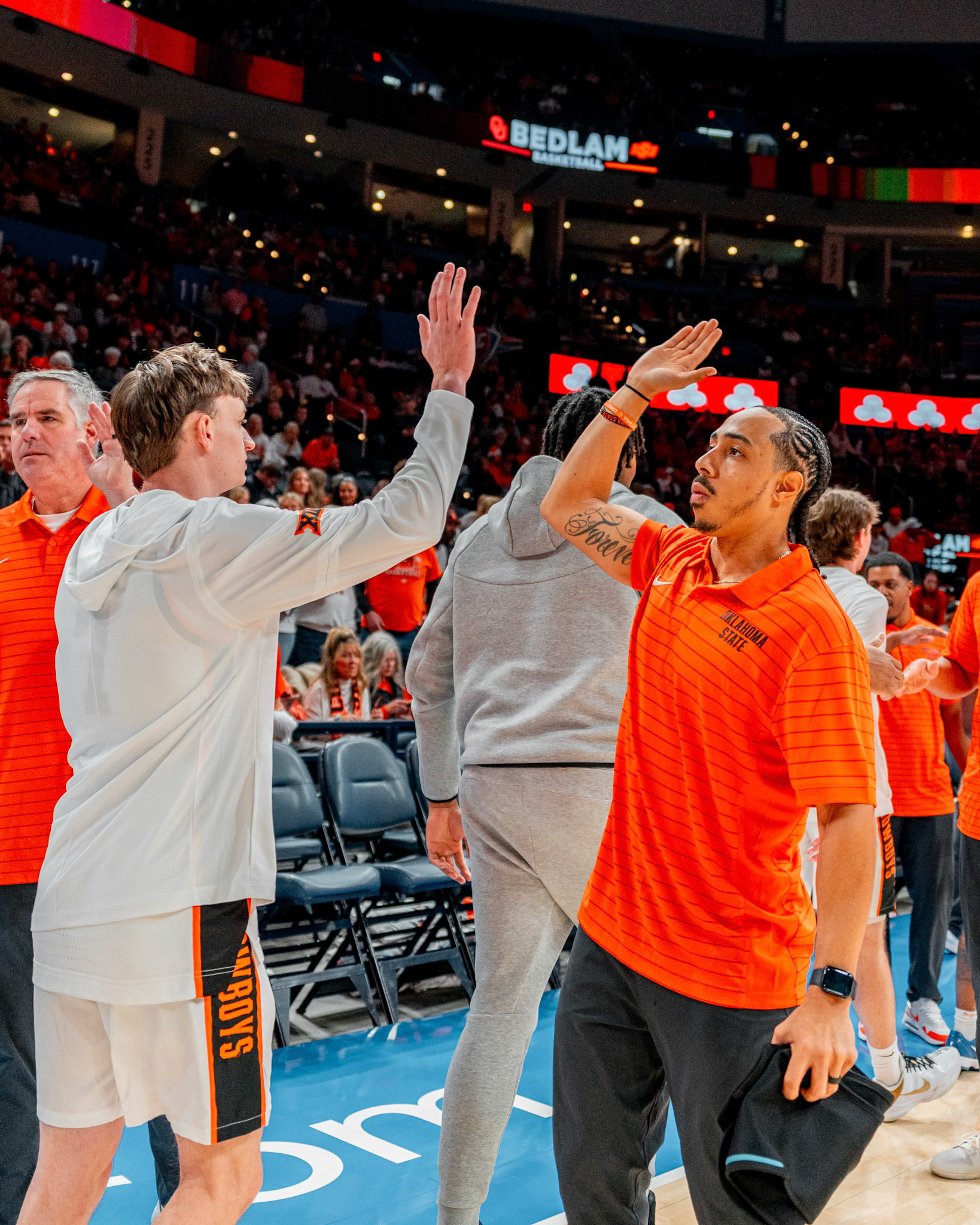 Image Taken at OkState vs Oklahoma, 13, 12, 2025, Paycom Center, Oklahoma City Oklahoma. Carson Skidmore/OSU Athletics