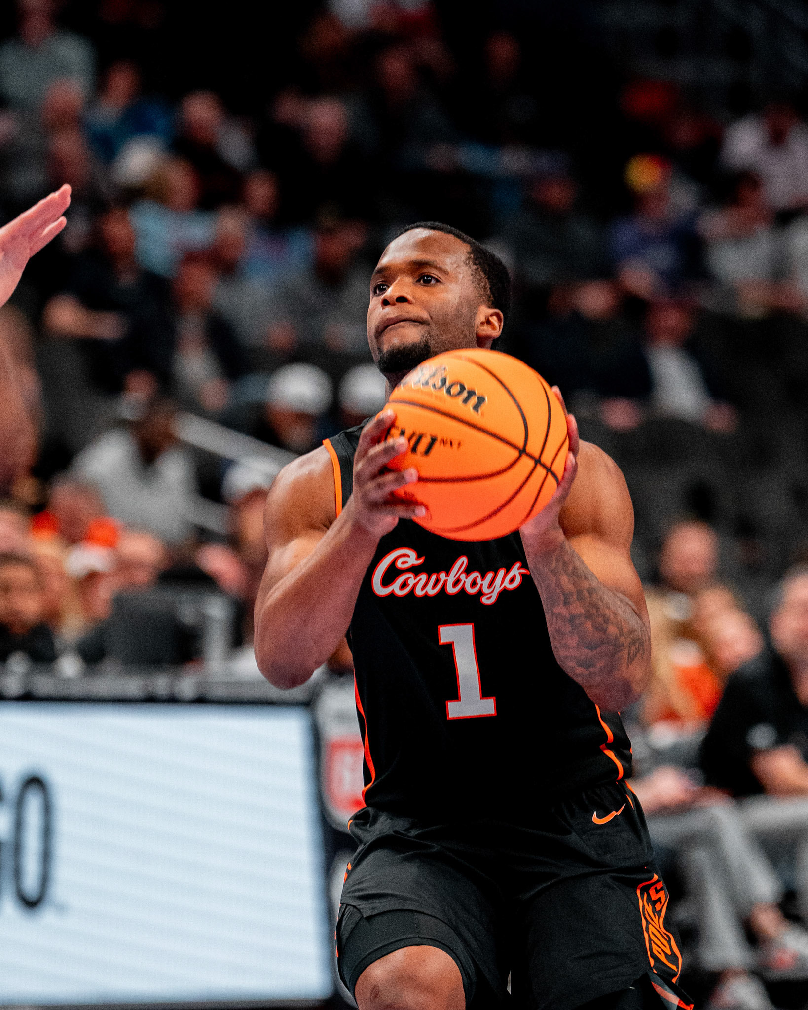 Image Taken at MBB vs TCU (Big 12 Tournamentt, 12, 03, 2026, T-Mobile Center, Kansas City Missouri. Carson Skidmore/OSU Athletics